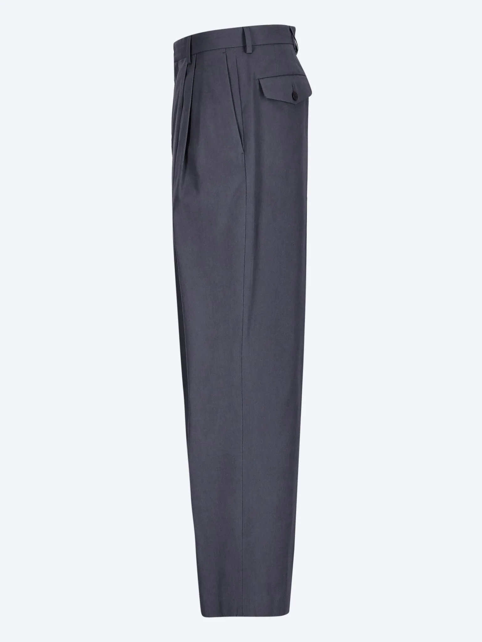 High-waisted pleated wide-leg pants - Image 2