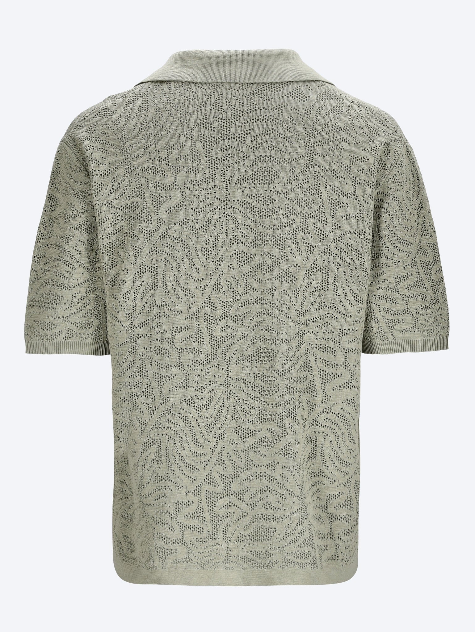 Maille dentelle shirt cardigan - Image 2