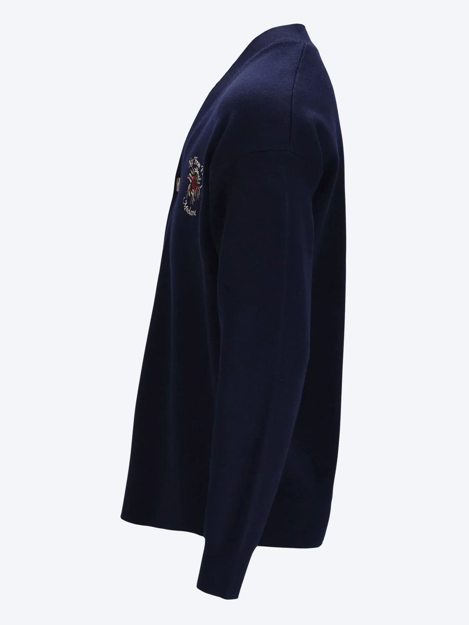 Slogan rose cardigan - Image 2