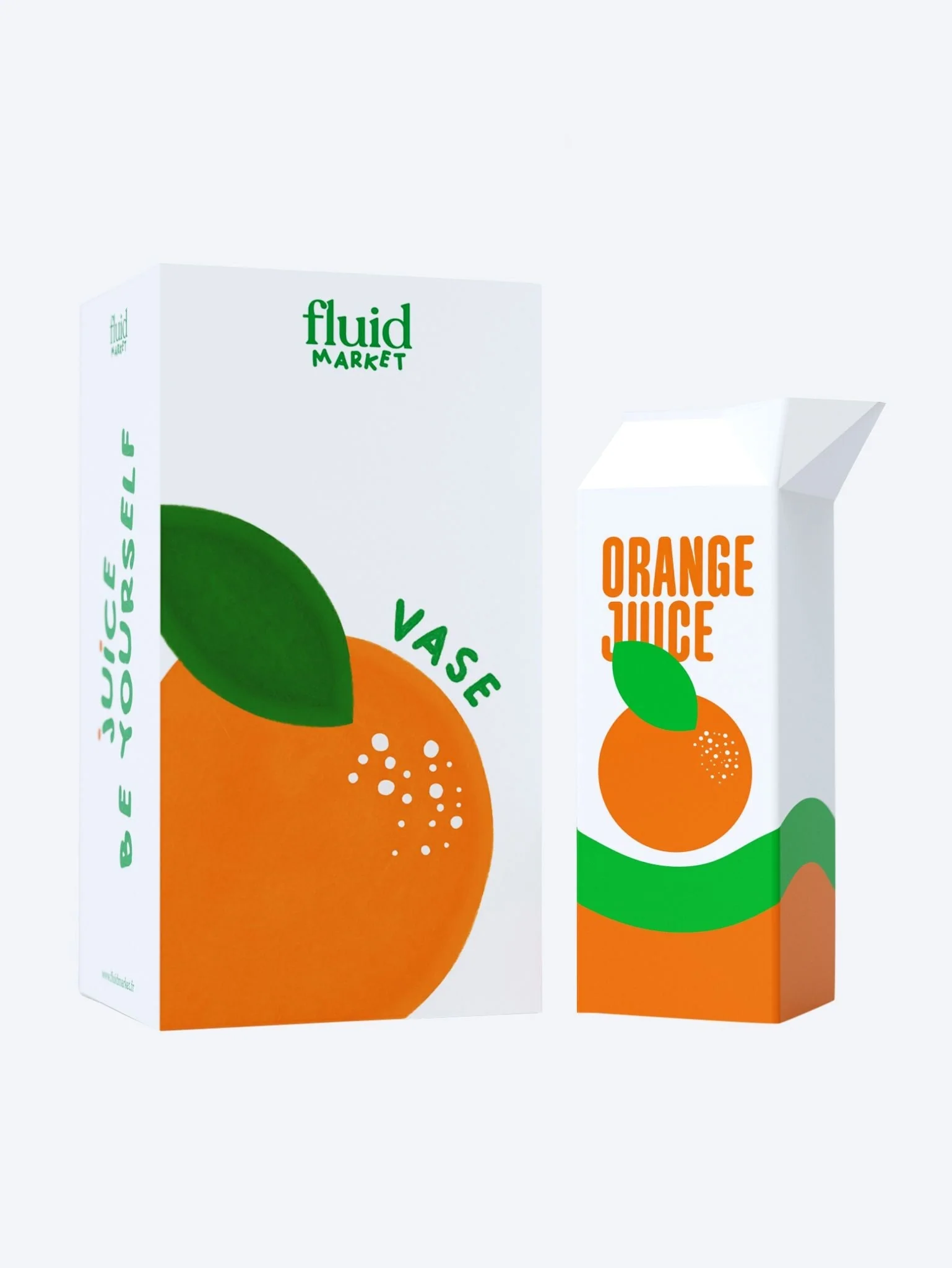 Vase orange juice - Image 2