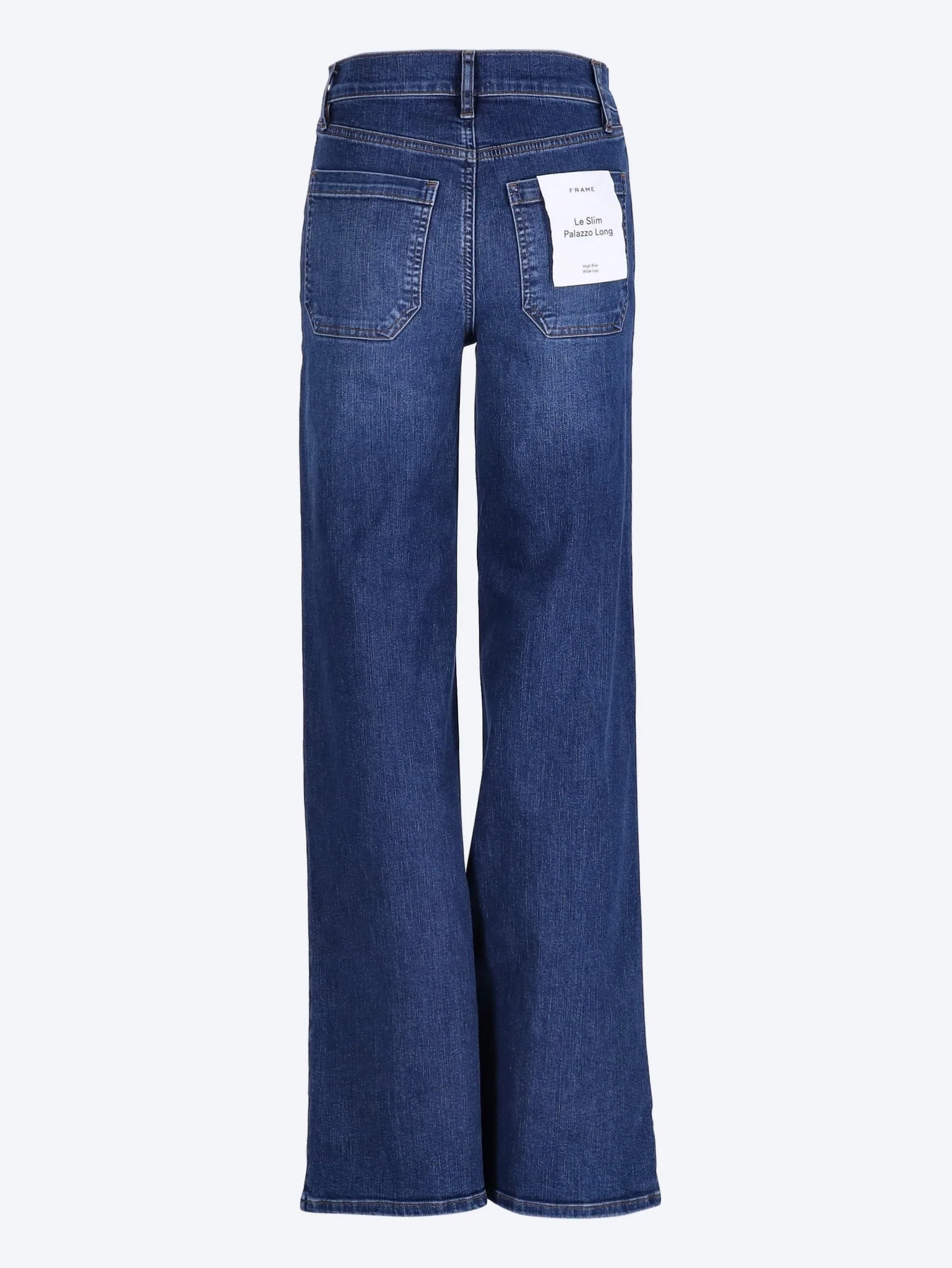 Le slim palazzo long modernist denim fashion pants - Image 3