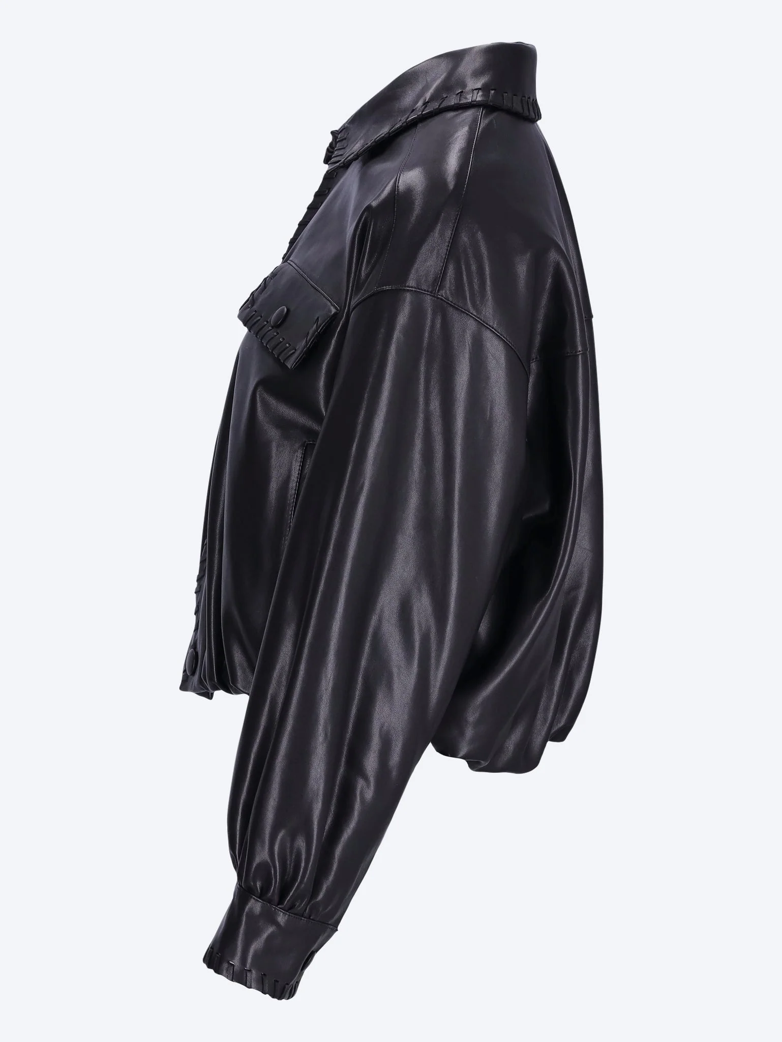 The leather bubble jacket - Image 2