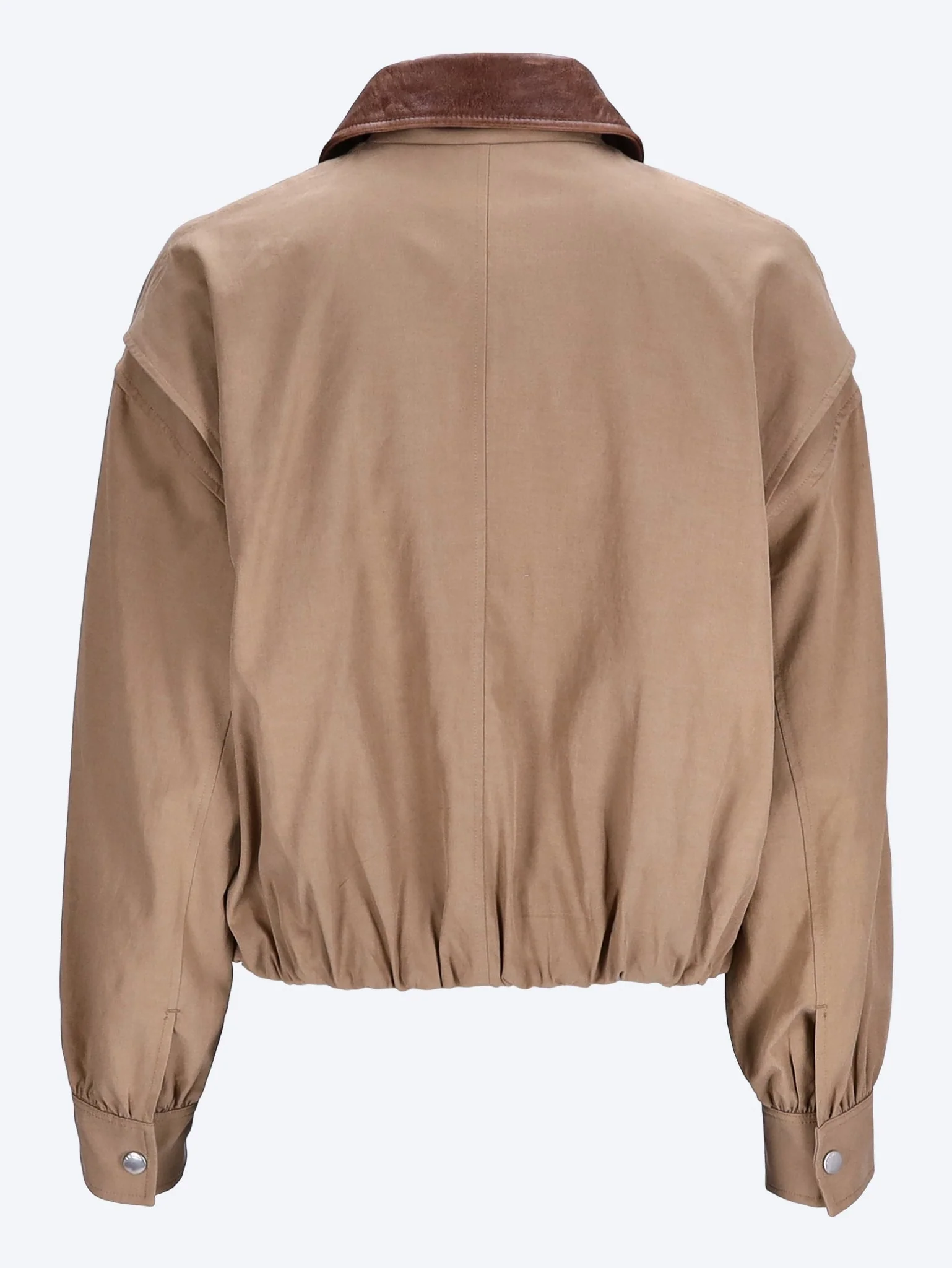 The leather collar bubble jacket - Image 3