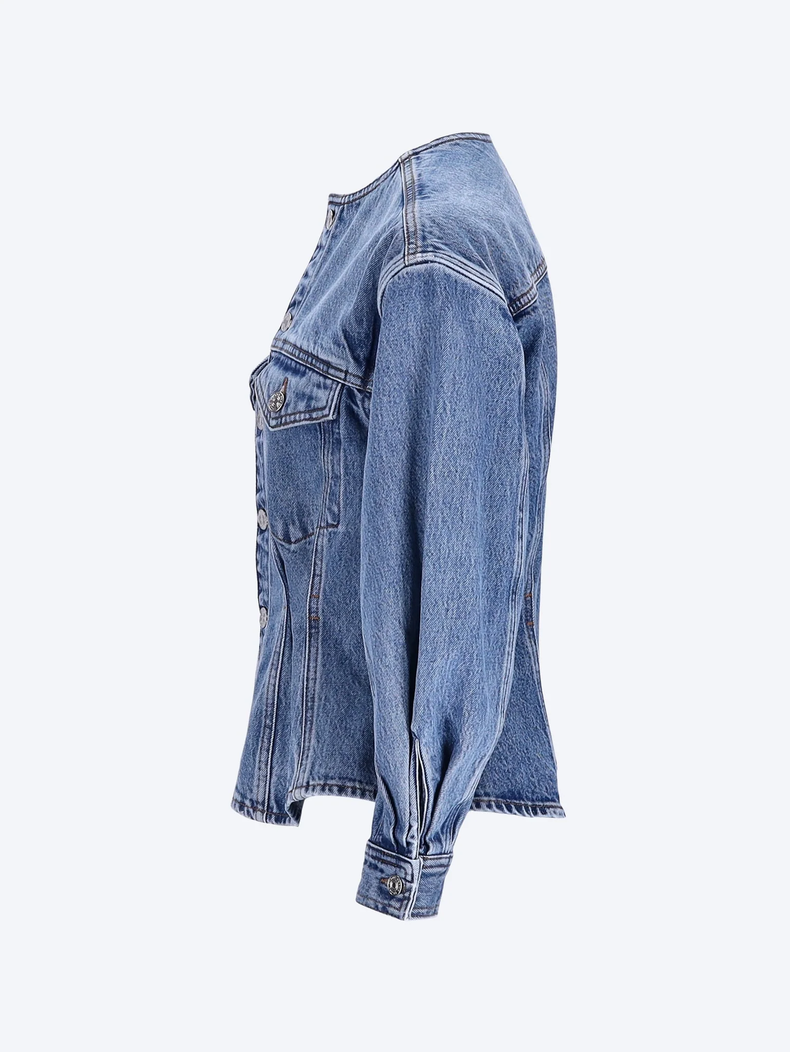 The nipped collarless jacket - Image 2