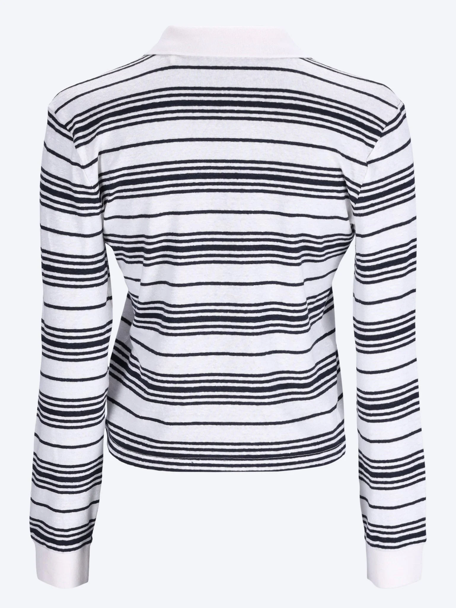 The striped long sleeve polo - Image 3