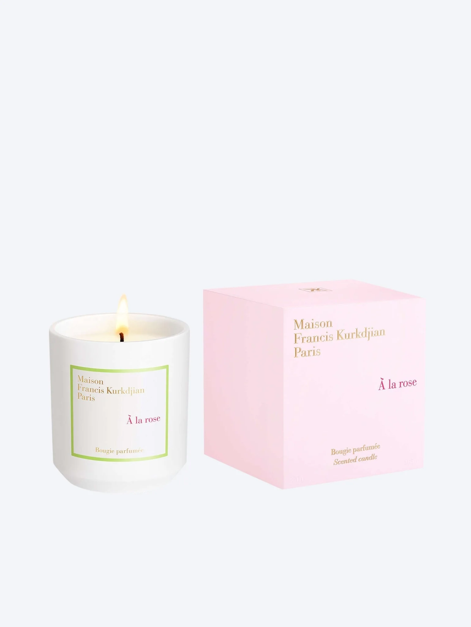 Scented candle a la rose - Image 2