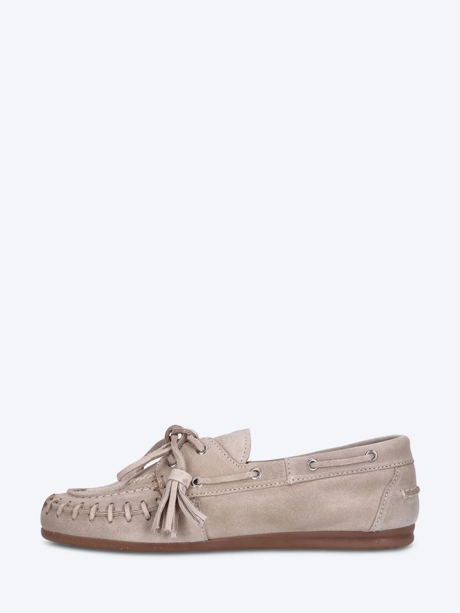 Fringe brushed boat loafers - Image 4