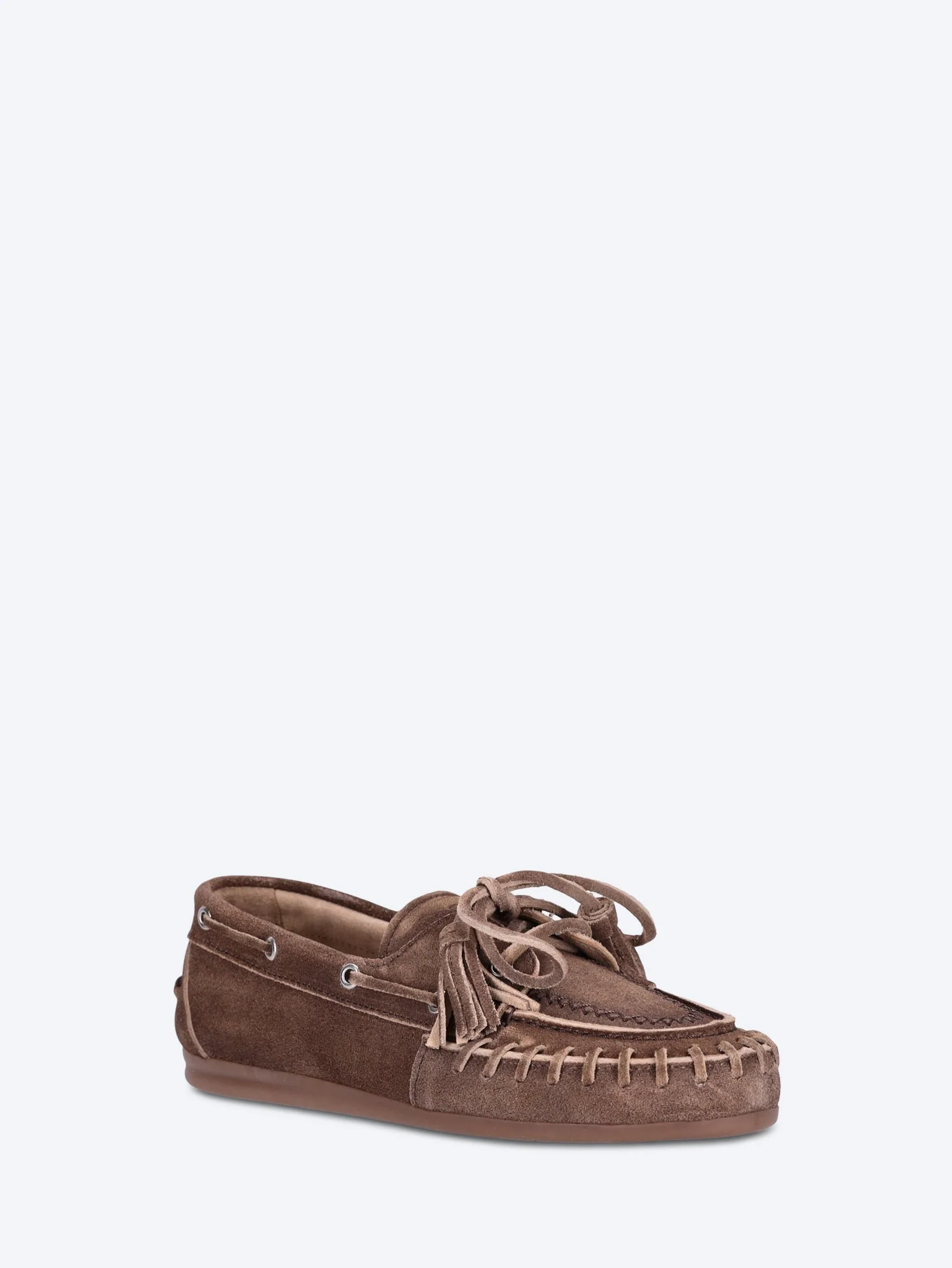 Fringe brushed boat loafers - Image 2