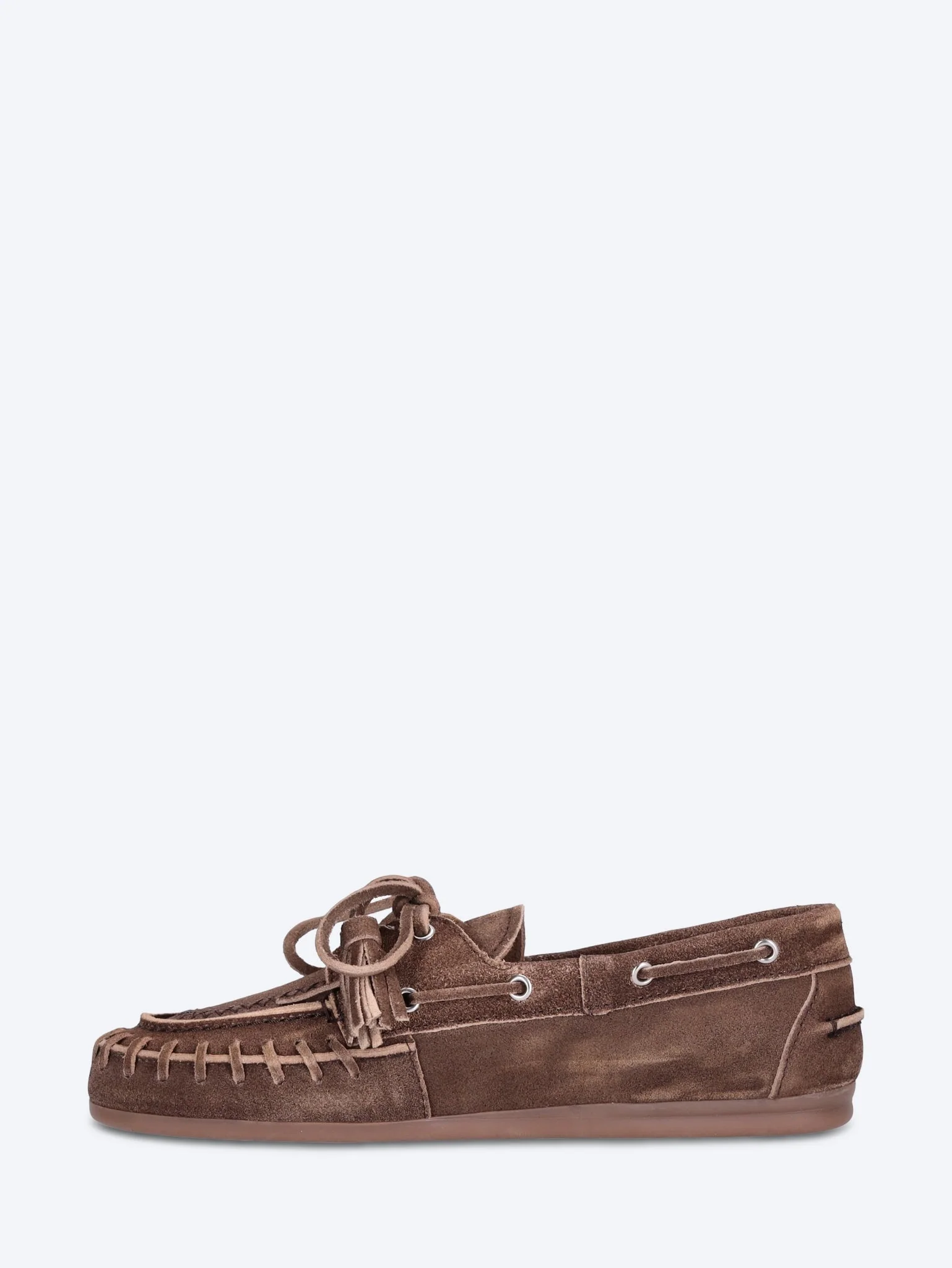 Fringe brushed boat loafers - Image 4