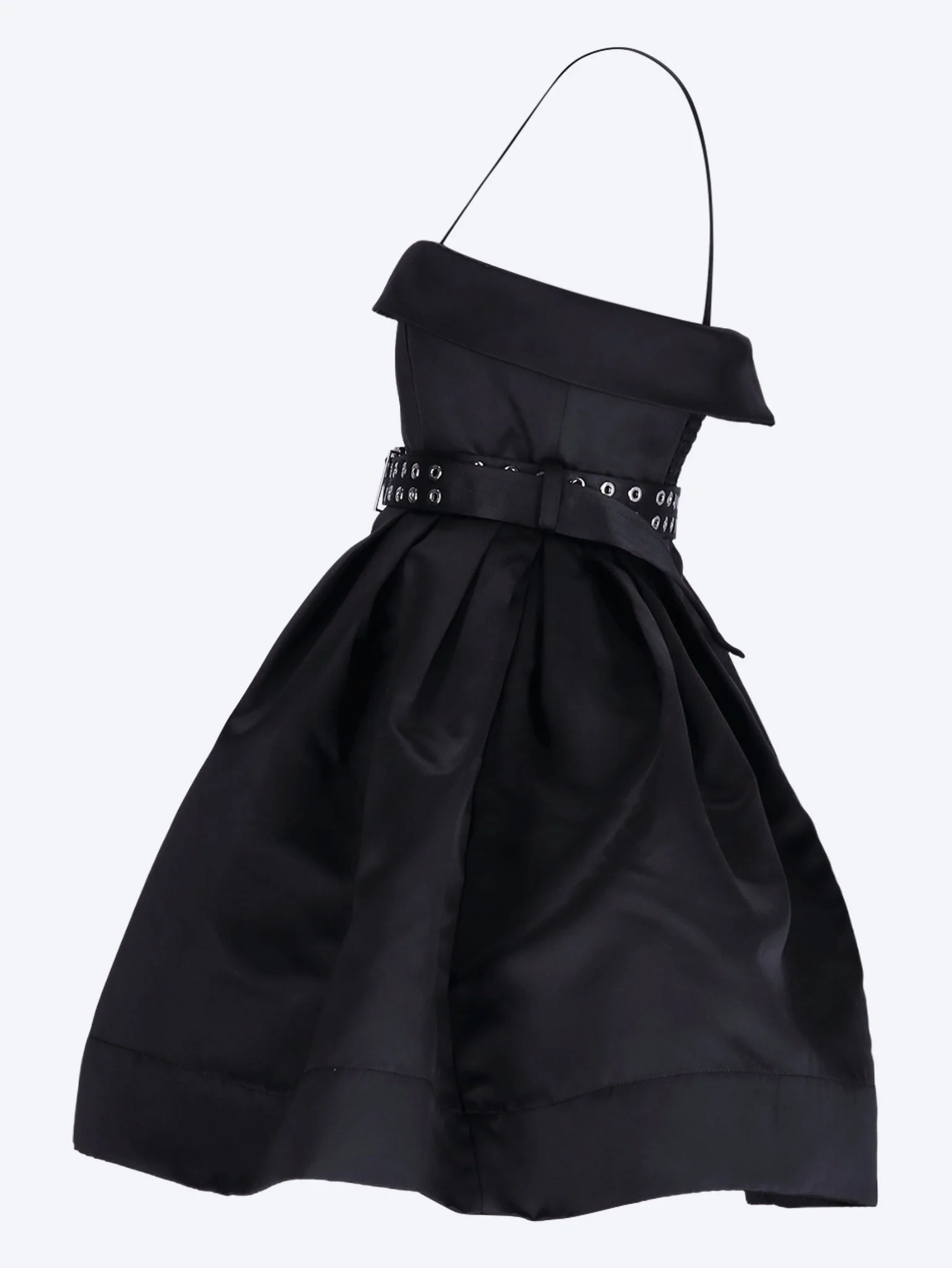 Duchesse satin bubble mini dress - Image 2