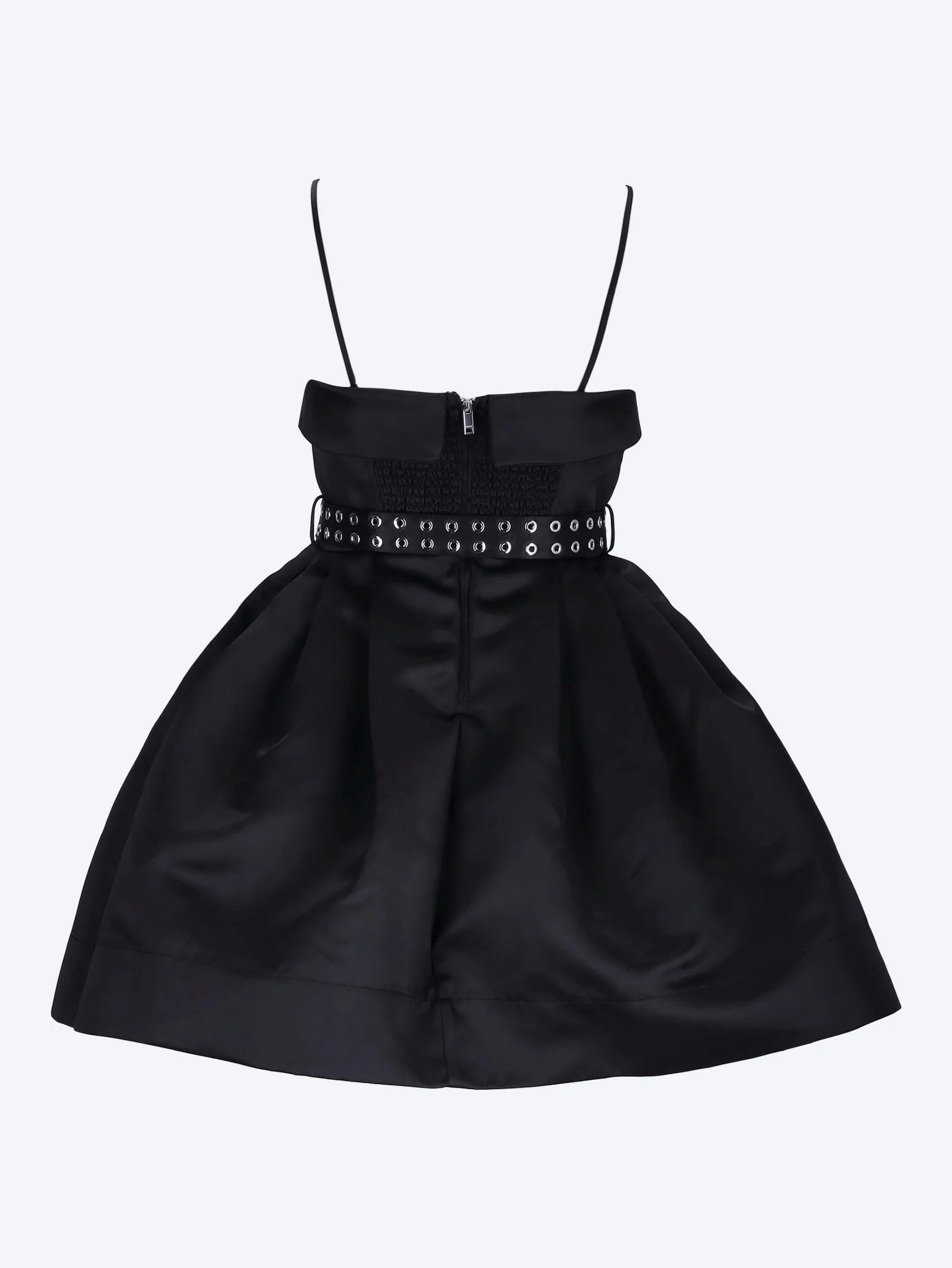 Duchesse satin bubble mini dress - Image 3
