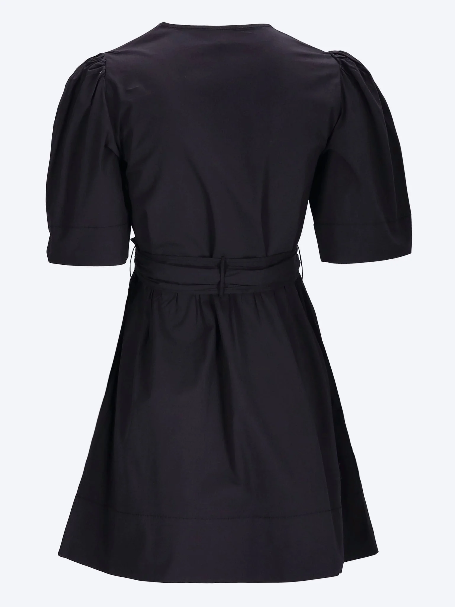 Stretch cotton mini tie strap dress - Image 3