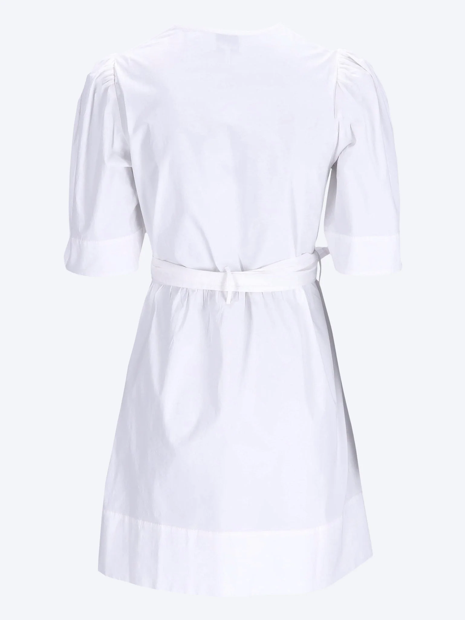 Stretch cotton mini tie strap dress - Image 3