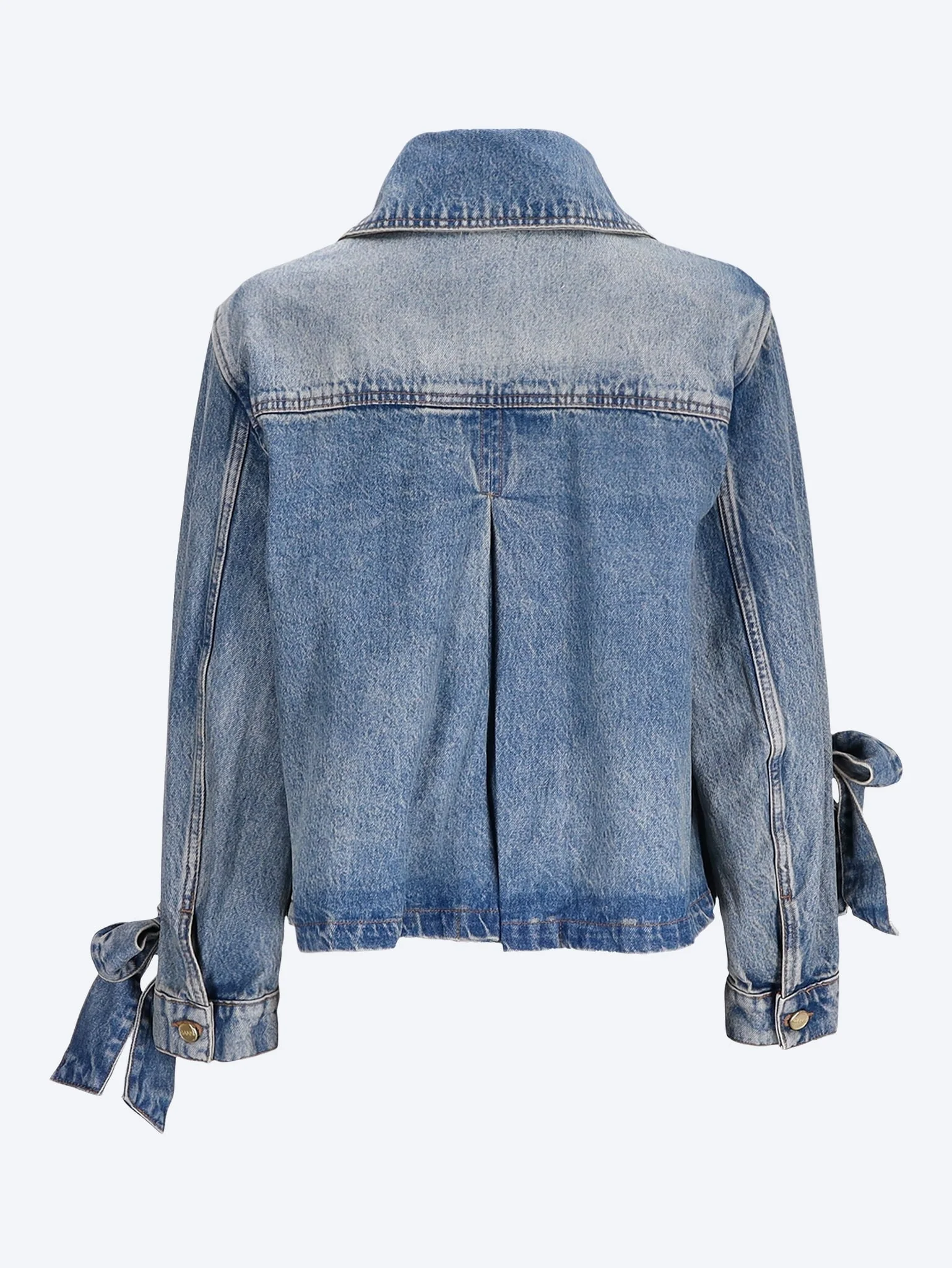 Tint rigid denim bow jacket - Image 3