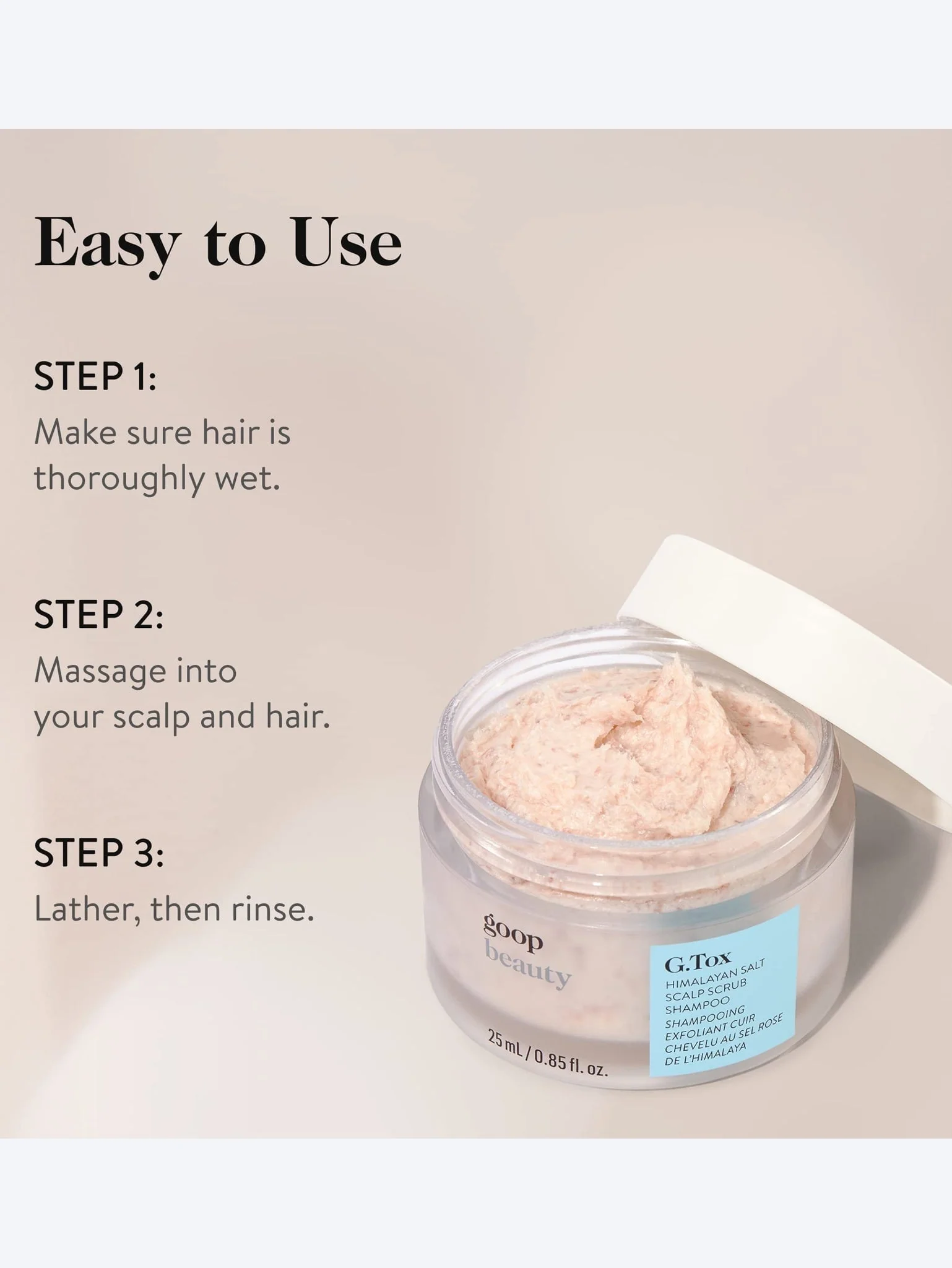 Himalayan salt scalp scrub shampoo - Image 5