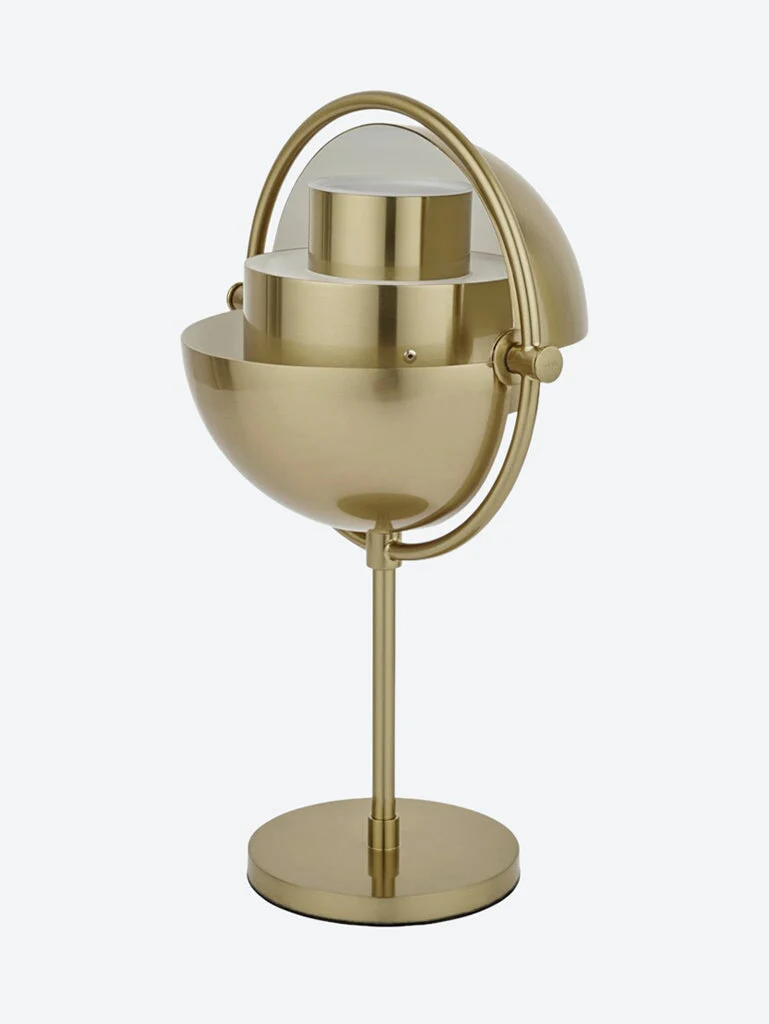 Multi-lite portable lamp brass base - Image 3