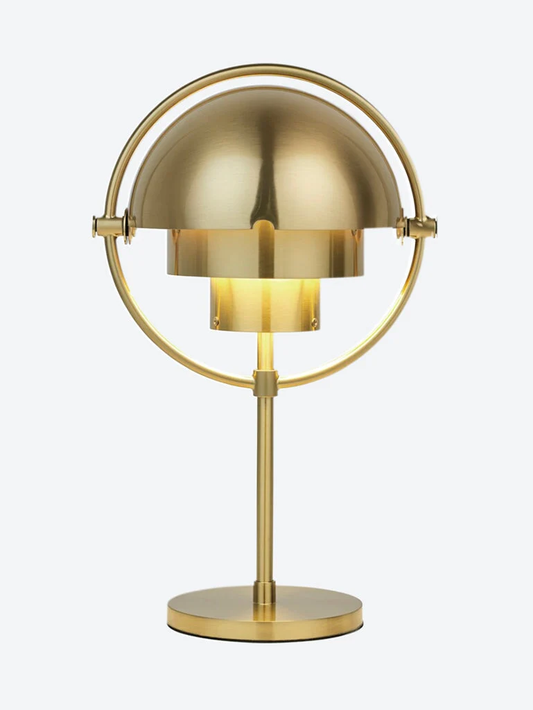 Multi-lite portable lamp brass base - Image 4