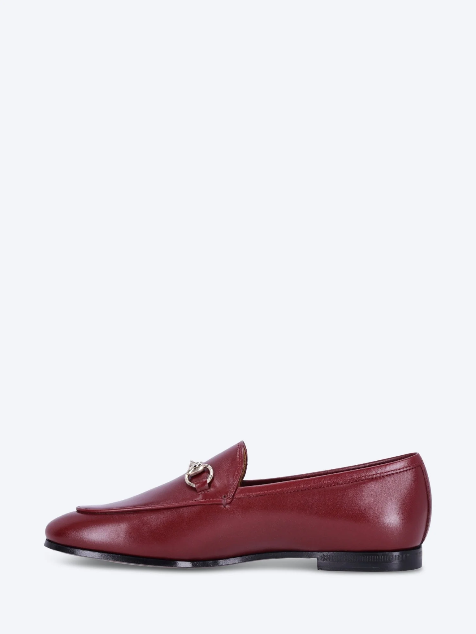 Leather gucci jordaan loafers - Image 4