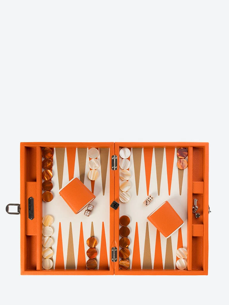 Backgammon baptiste buffle orange - Image 2