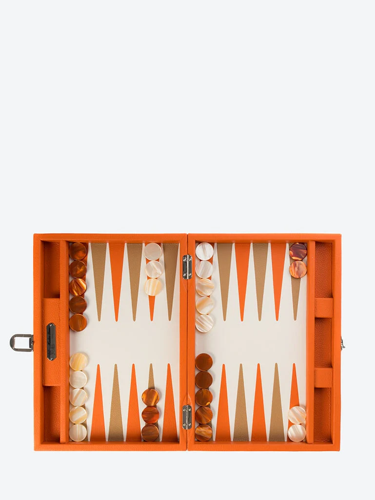 Backgammon baptiste buffle orange - Image 3
