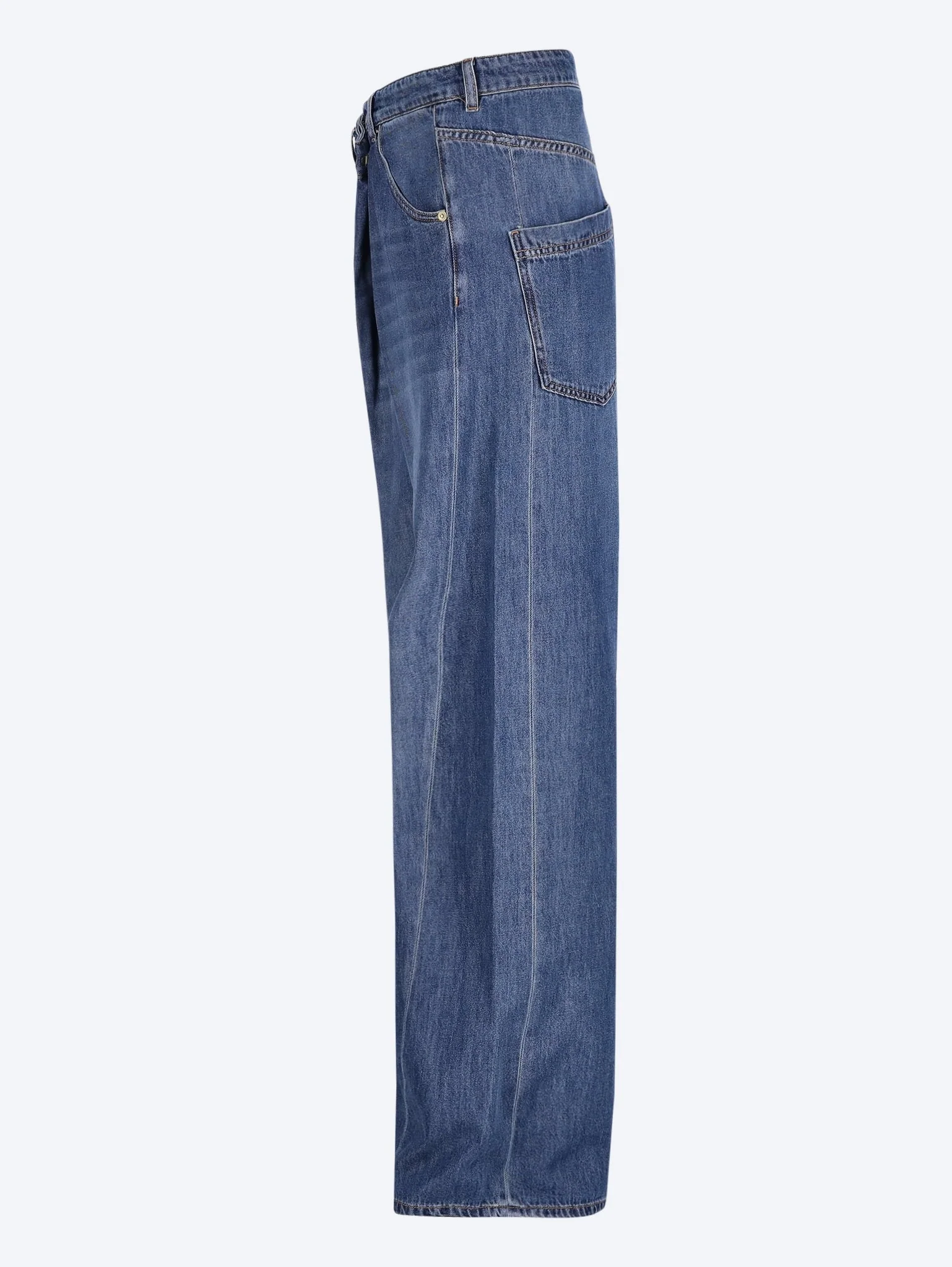 Ines fold over tencel jeans - Image 2