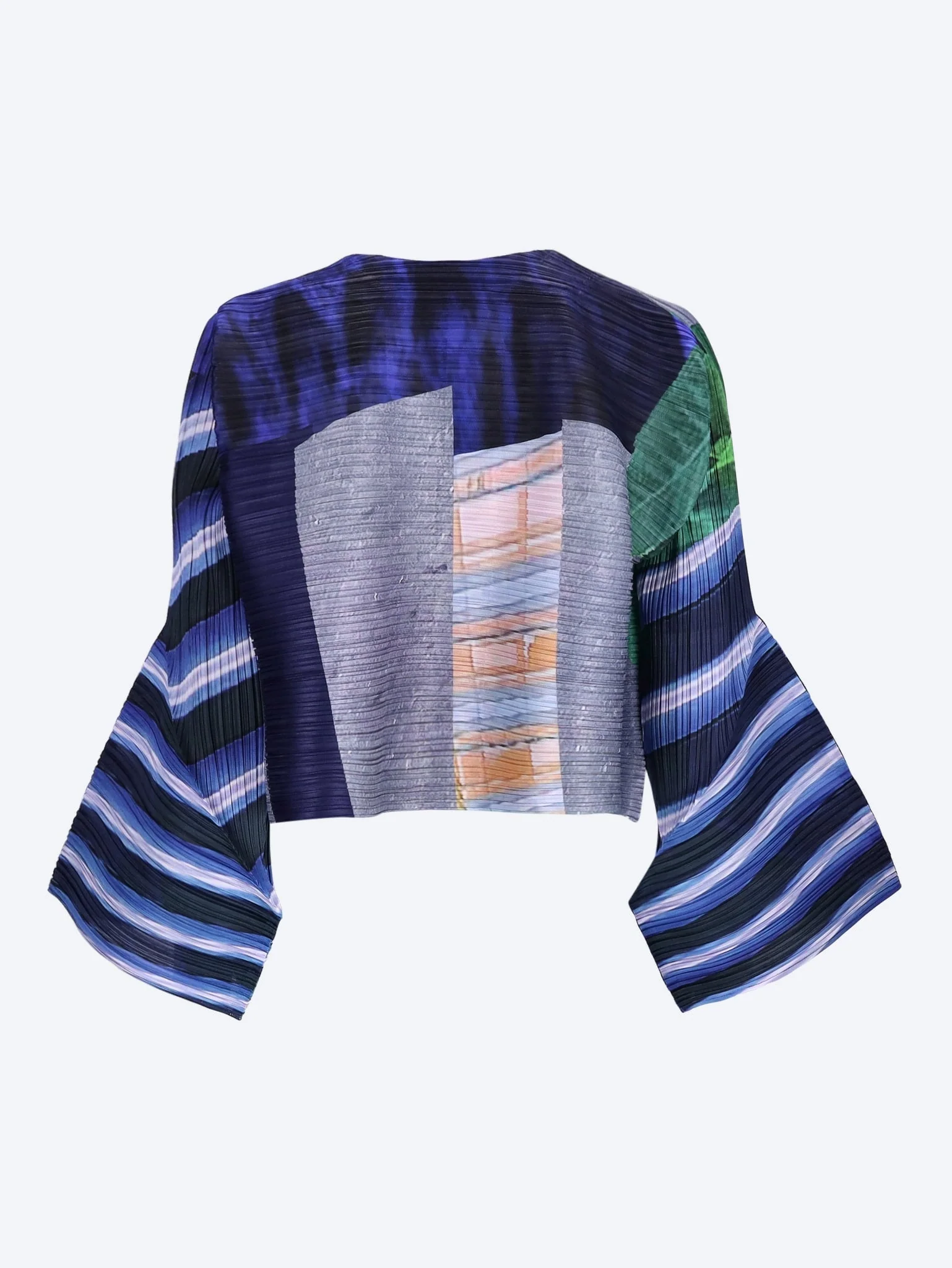 City collage cardigan - Image 3