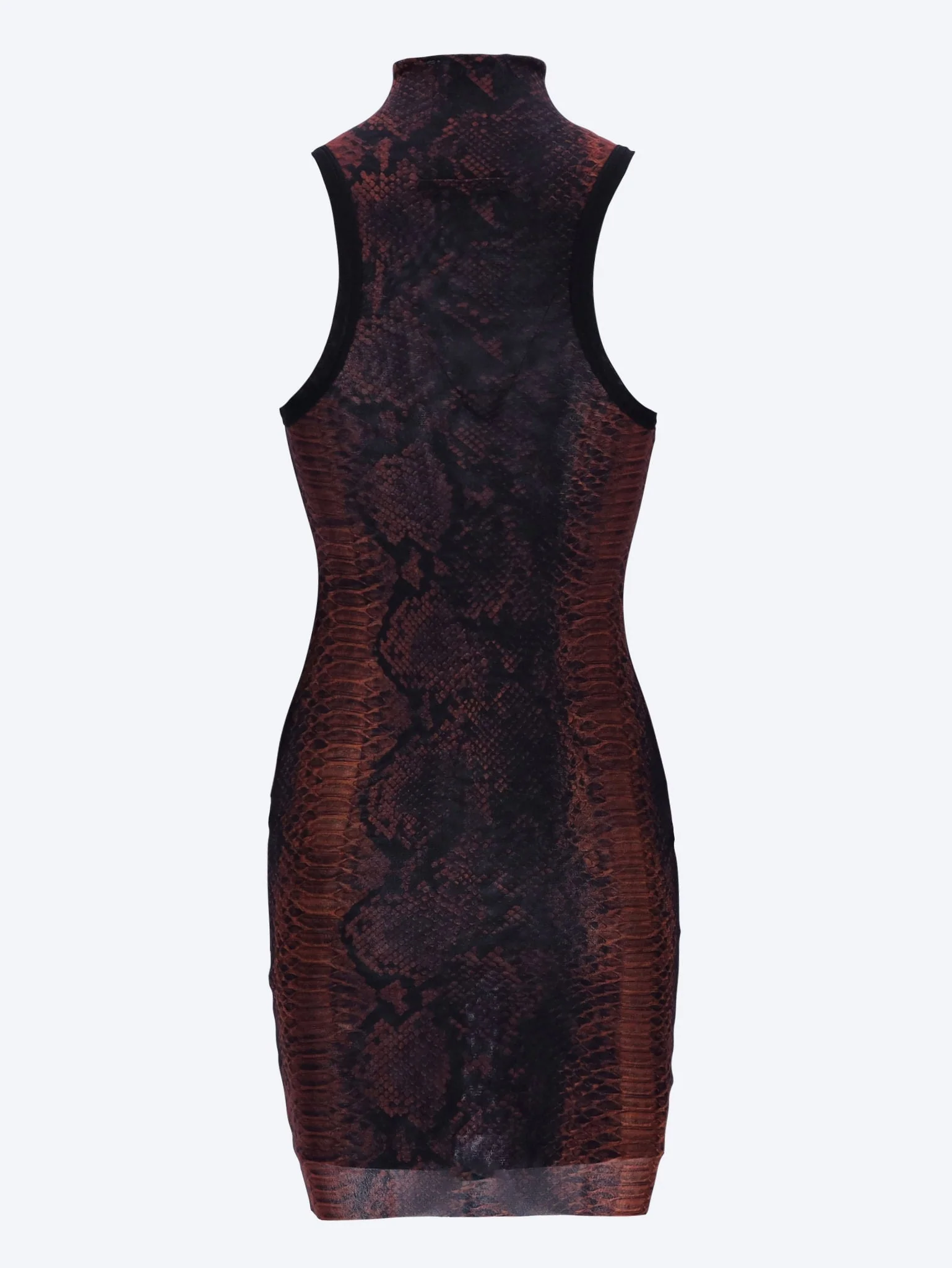 The python printed high neck dress - Image 3