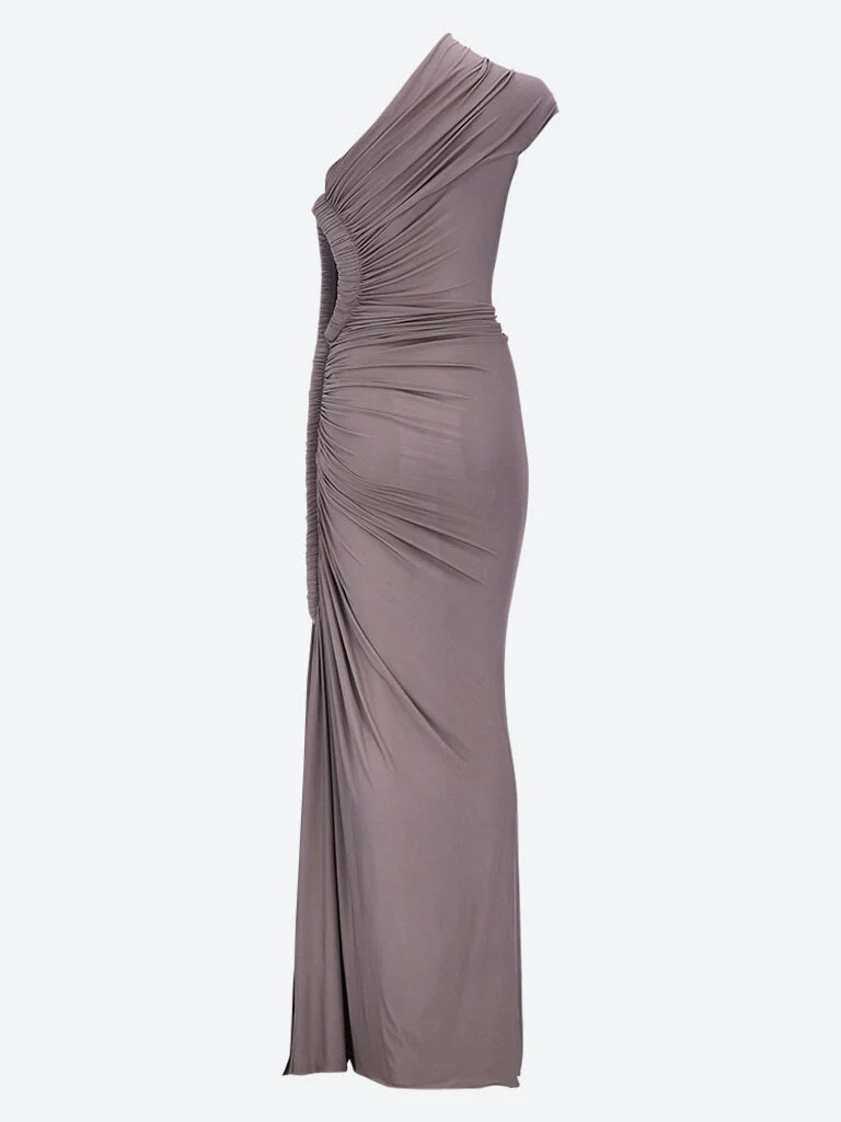 Draped dress in supple jersey - Image 3