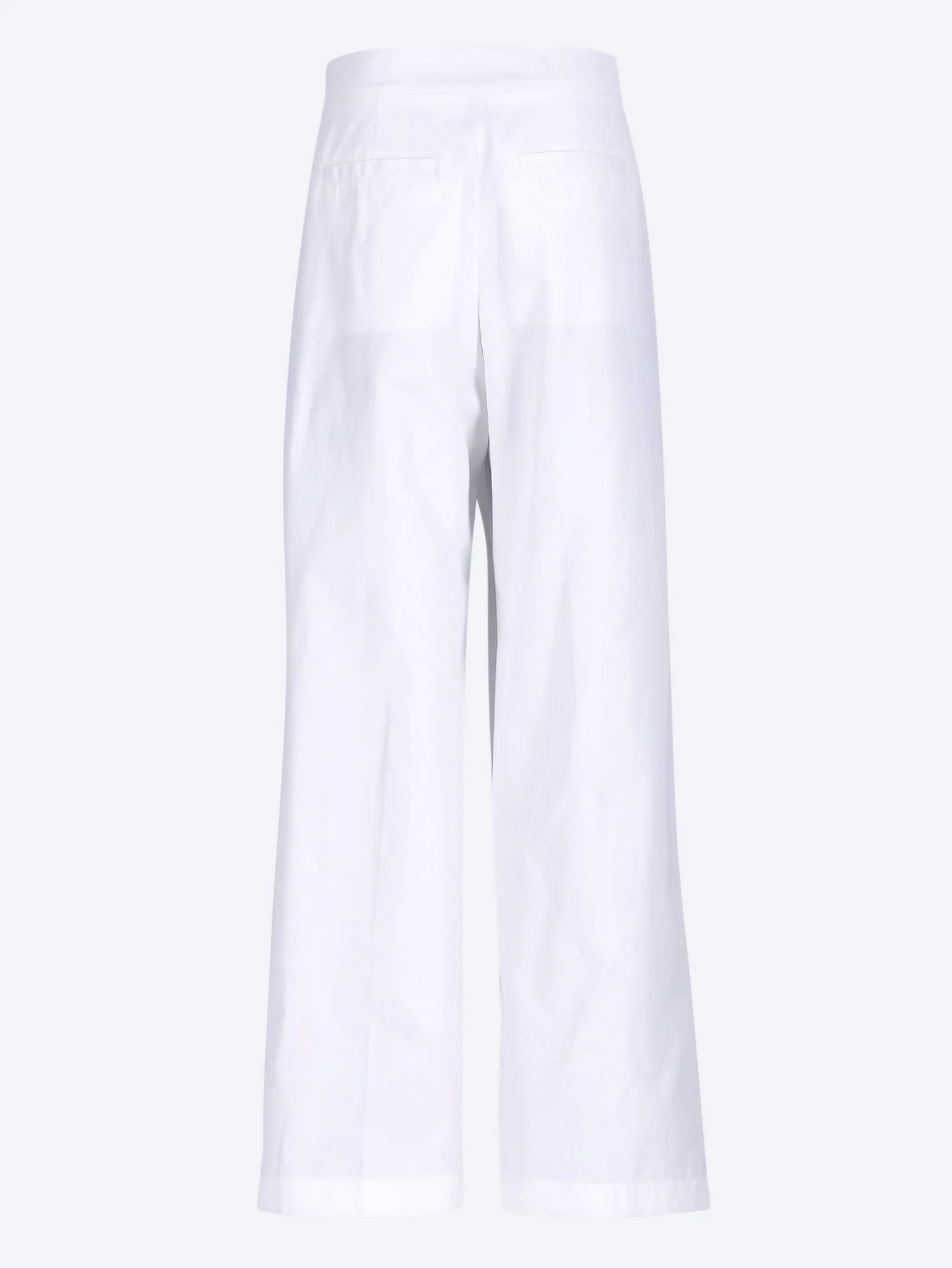 Cotton and silk poplin pants - Image 3