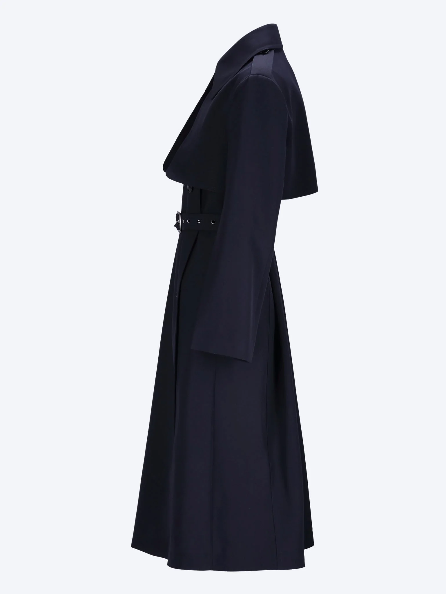 Sharp wool gabardine trench coat - Image 2