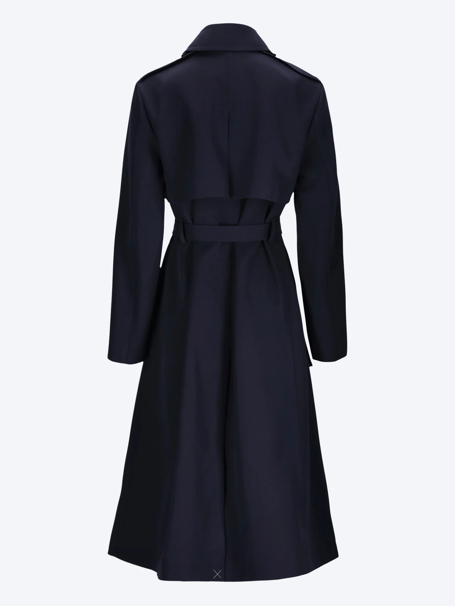 Sharp wool gabardine trench coat - Image 3