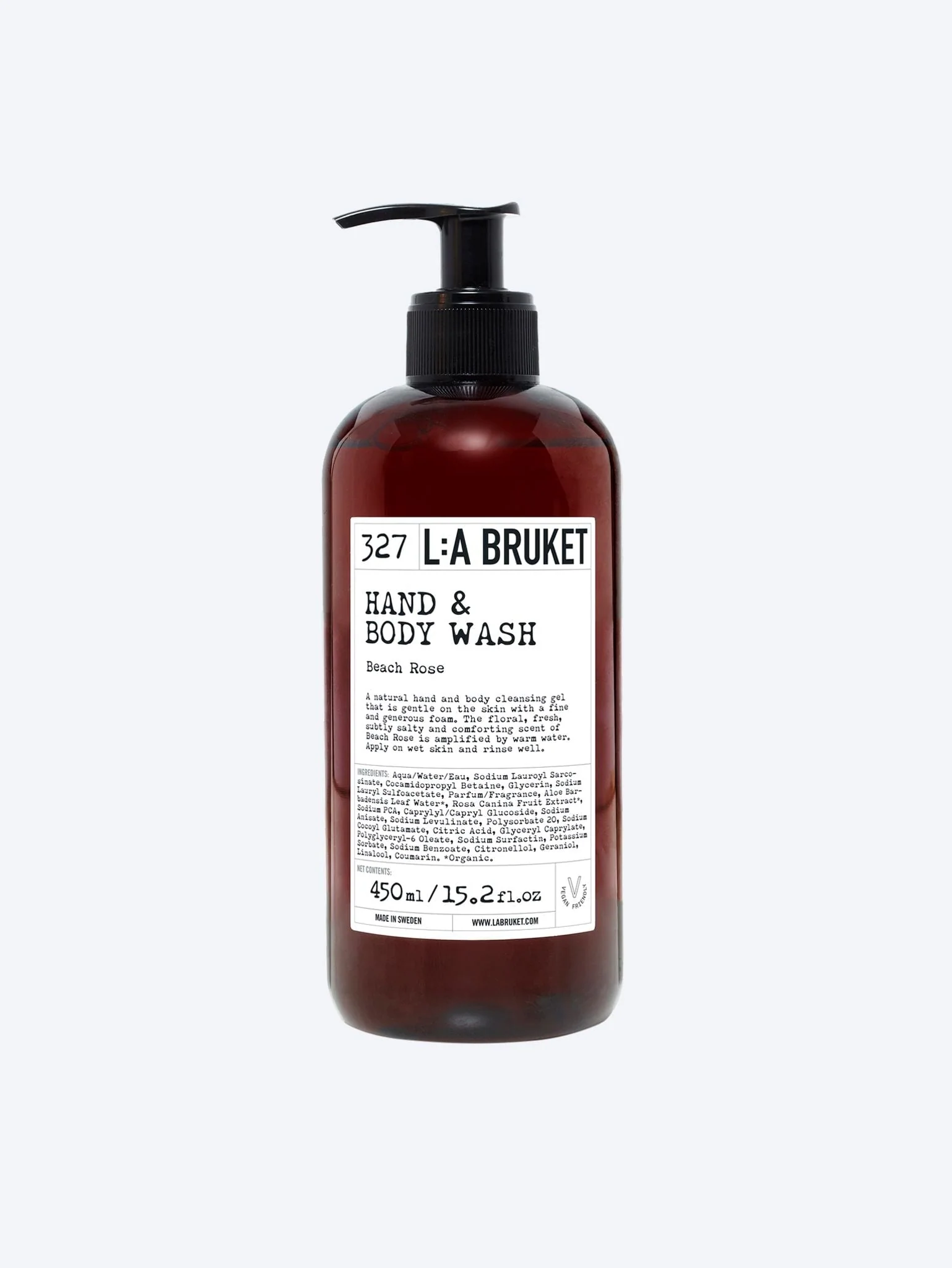 Hand & body wash beach rose 240ml - Image 2