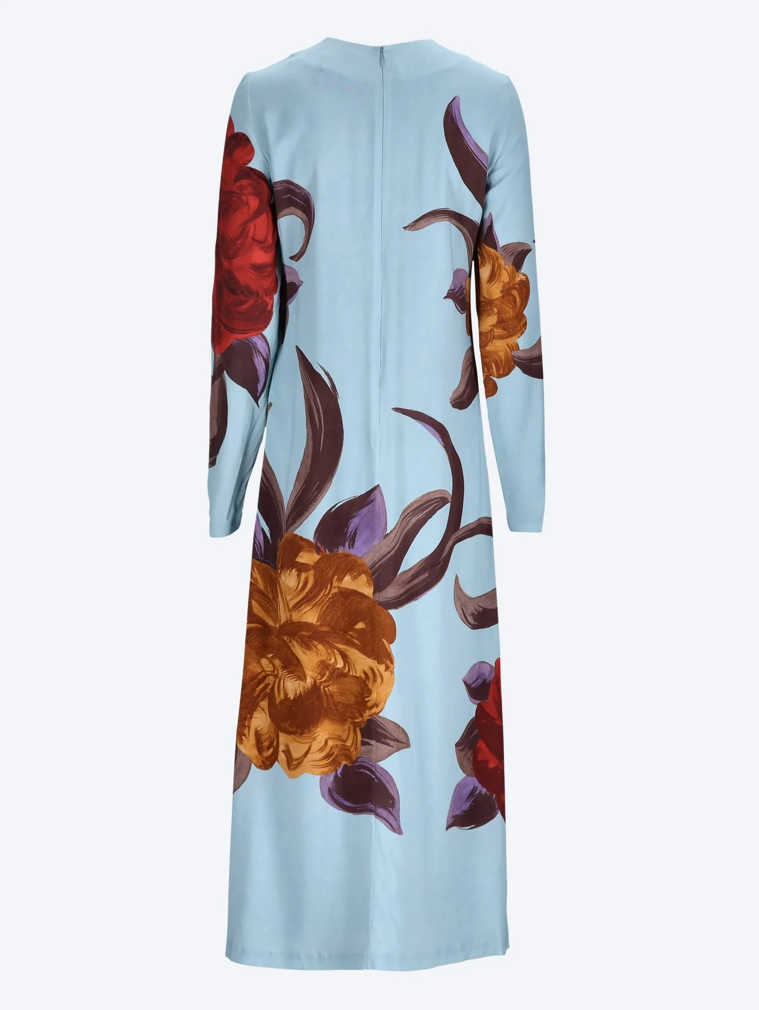 Peony placee long sleeve swing dress - Image 3