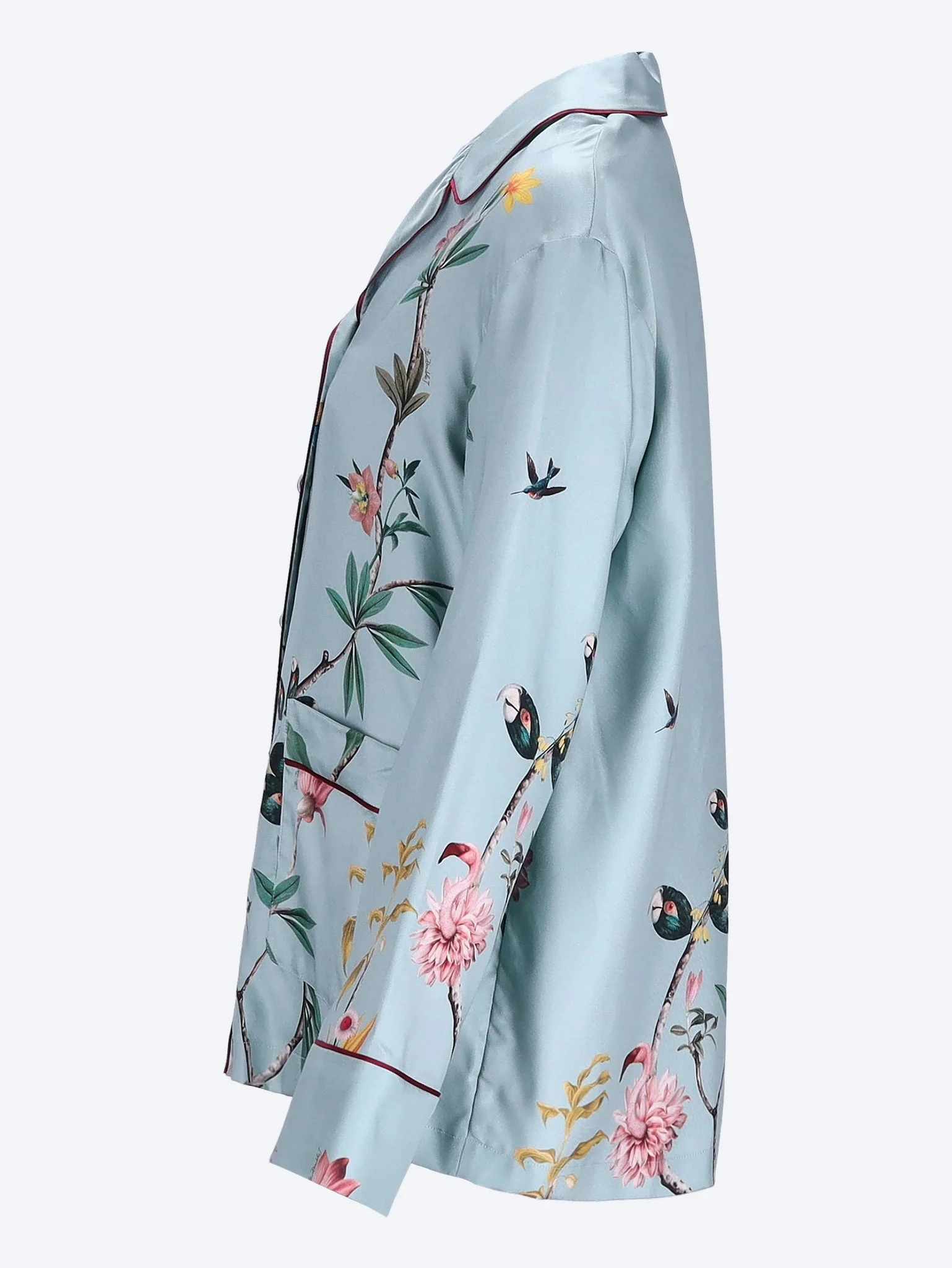 Zooflora panel pajama shirt - Image 2