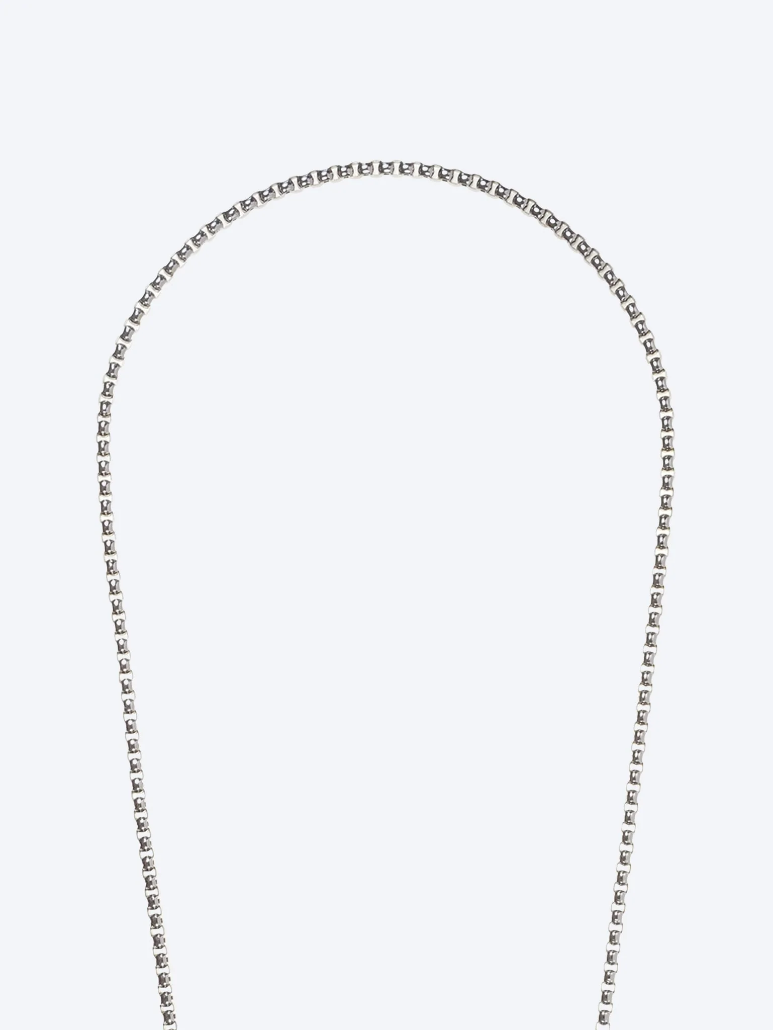 Long lia silver chain 120cm - Image 2