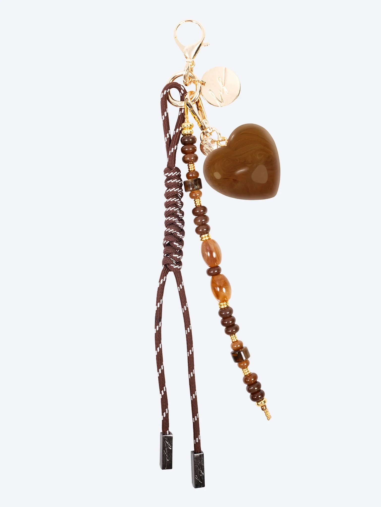 Mirco brown and heart brown bag jewel 30cm - Image 2