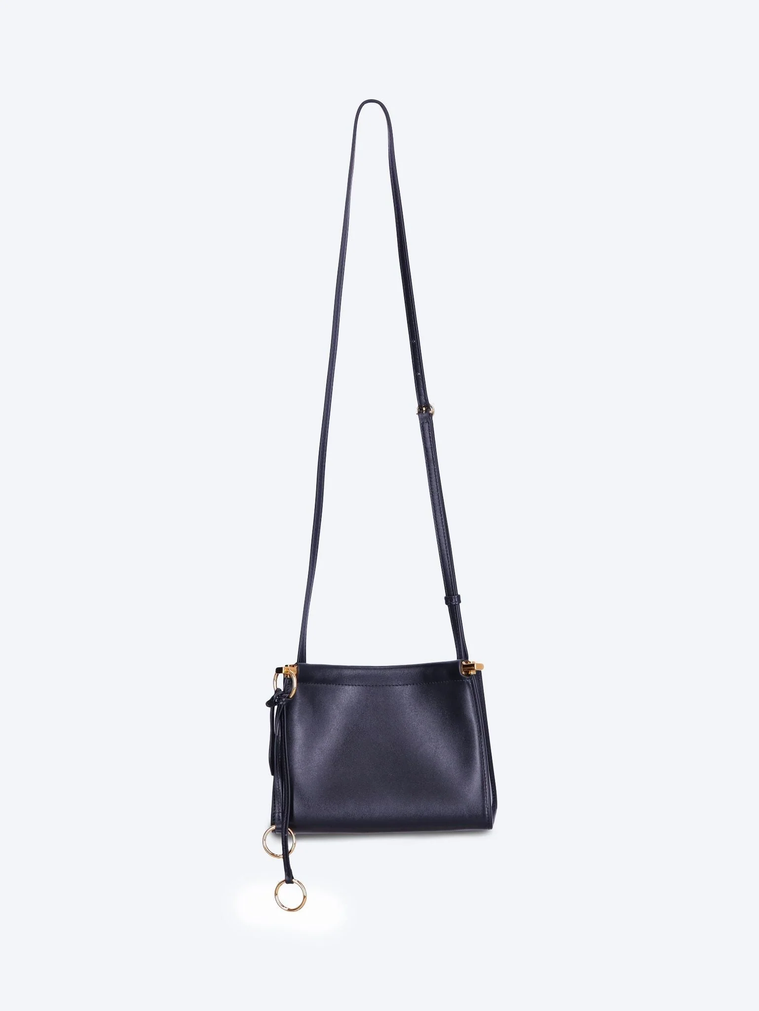 Leather le click small square bag - Image 4