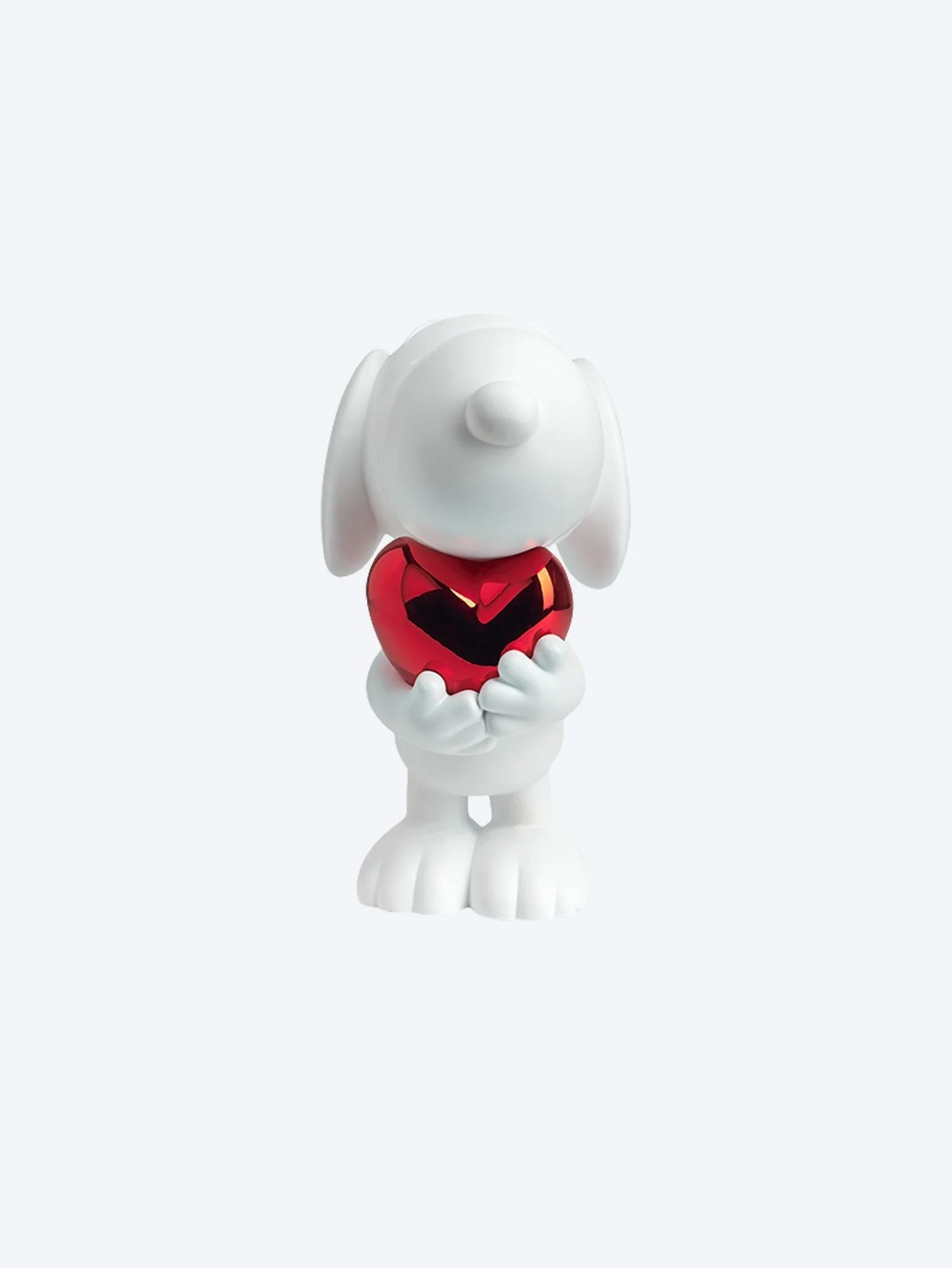 Snoopy Heart Matt 27 Cm Wht & Chrom - Image 2