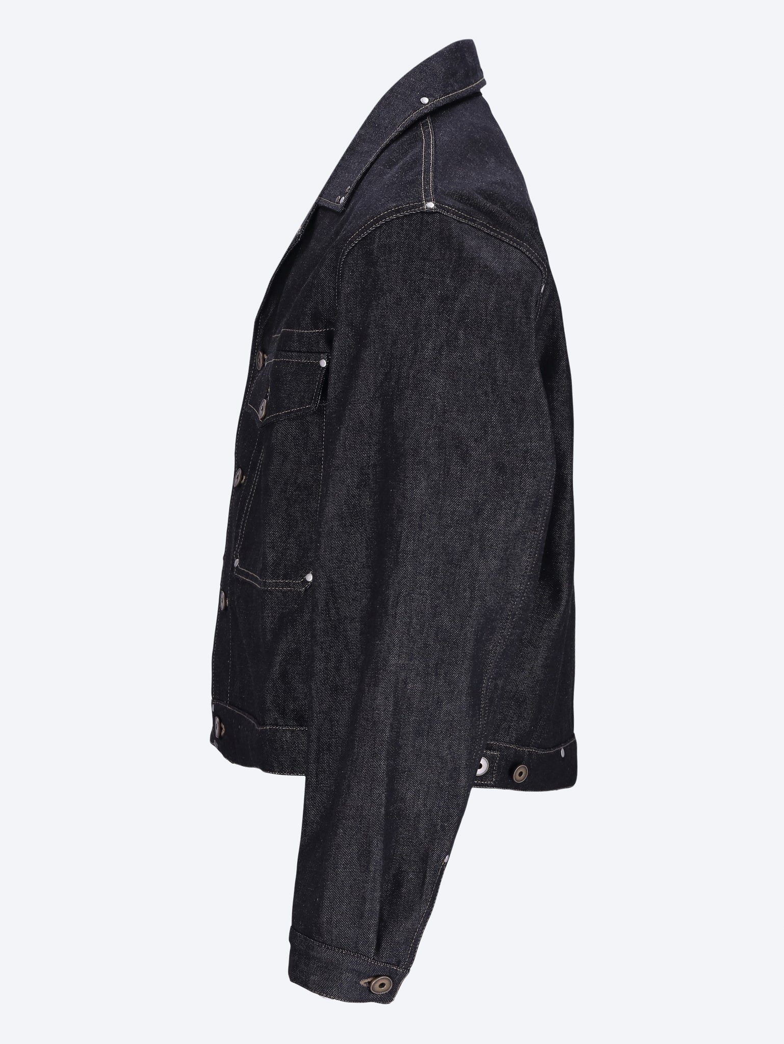Trucker jacket with studs - Image 2