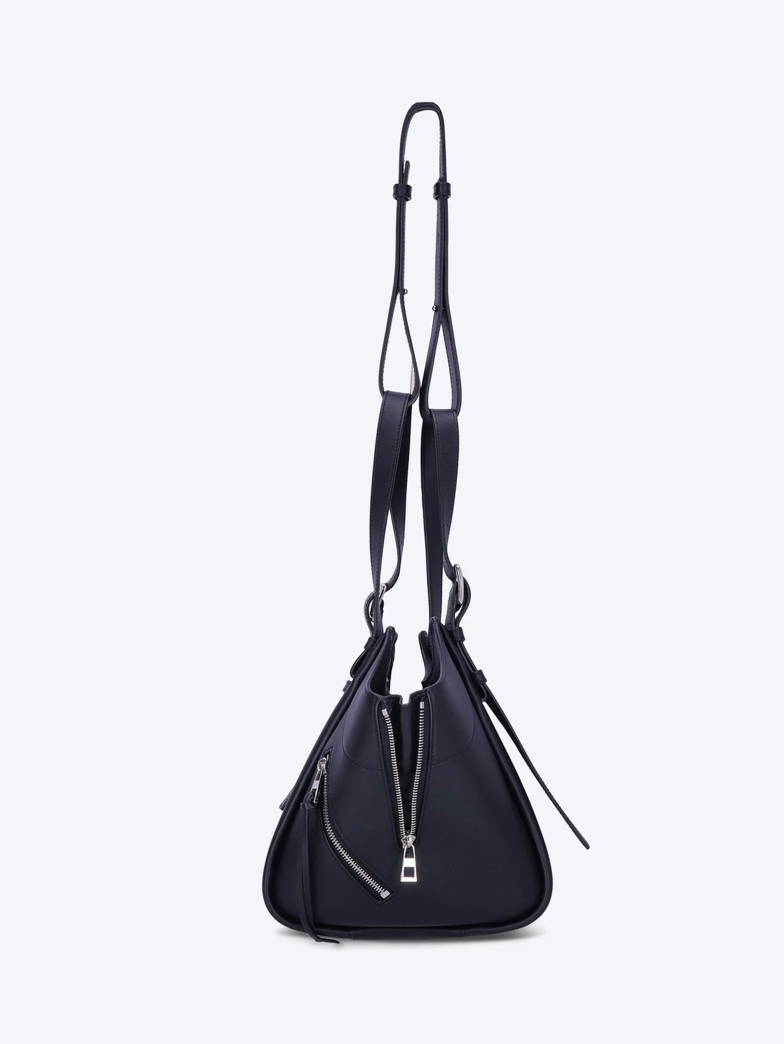 Classic leather hammock flip bag - Image 3