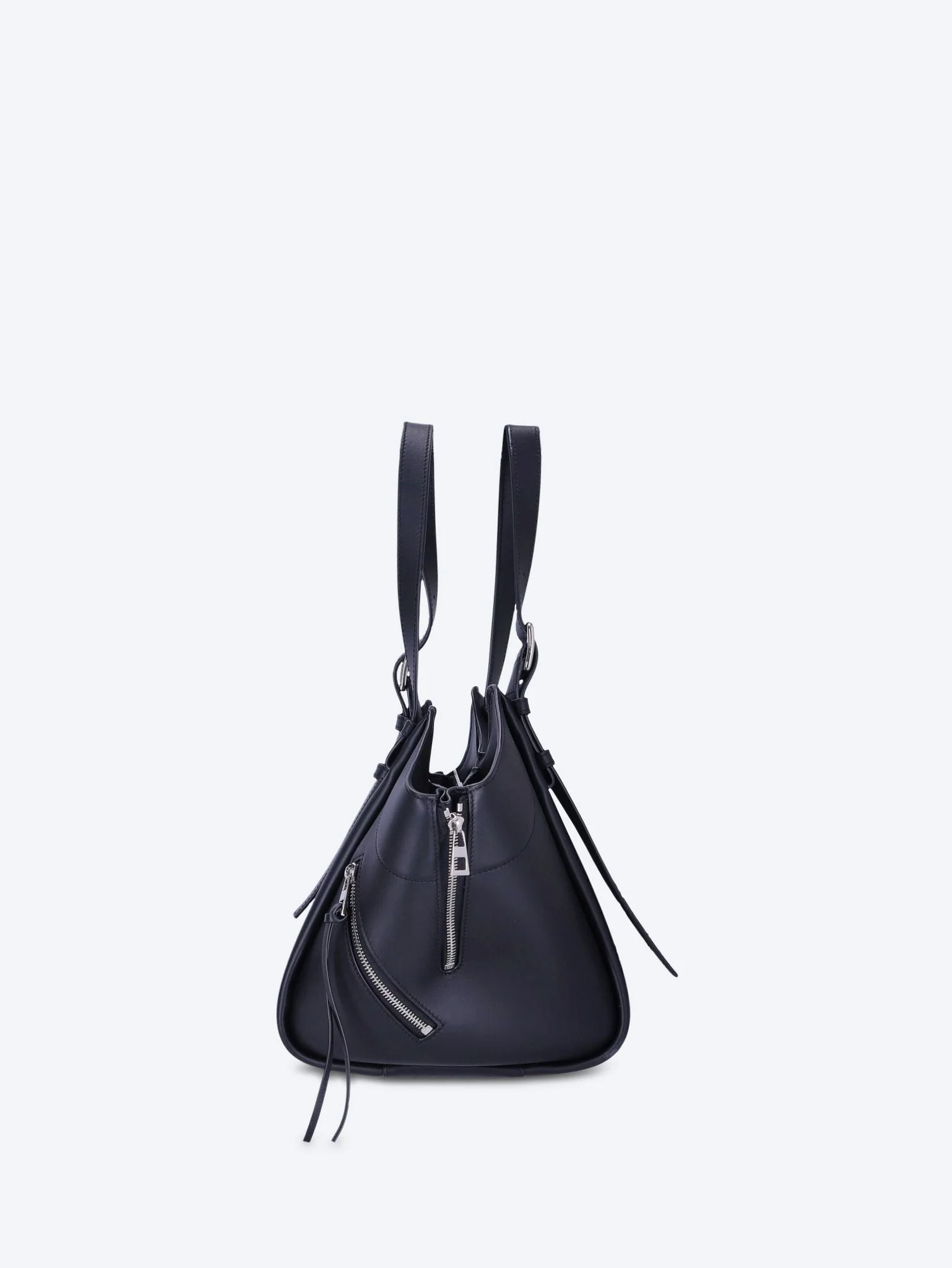 Classic leather hammock flip bag - Image 4