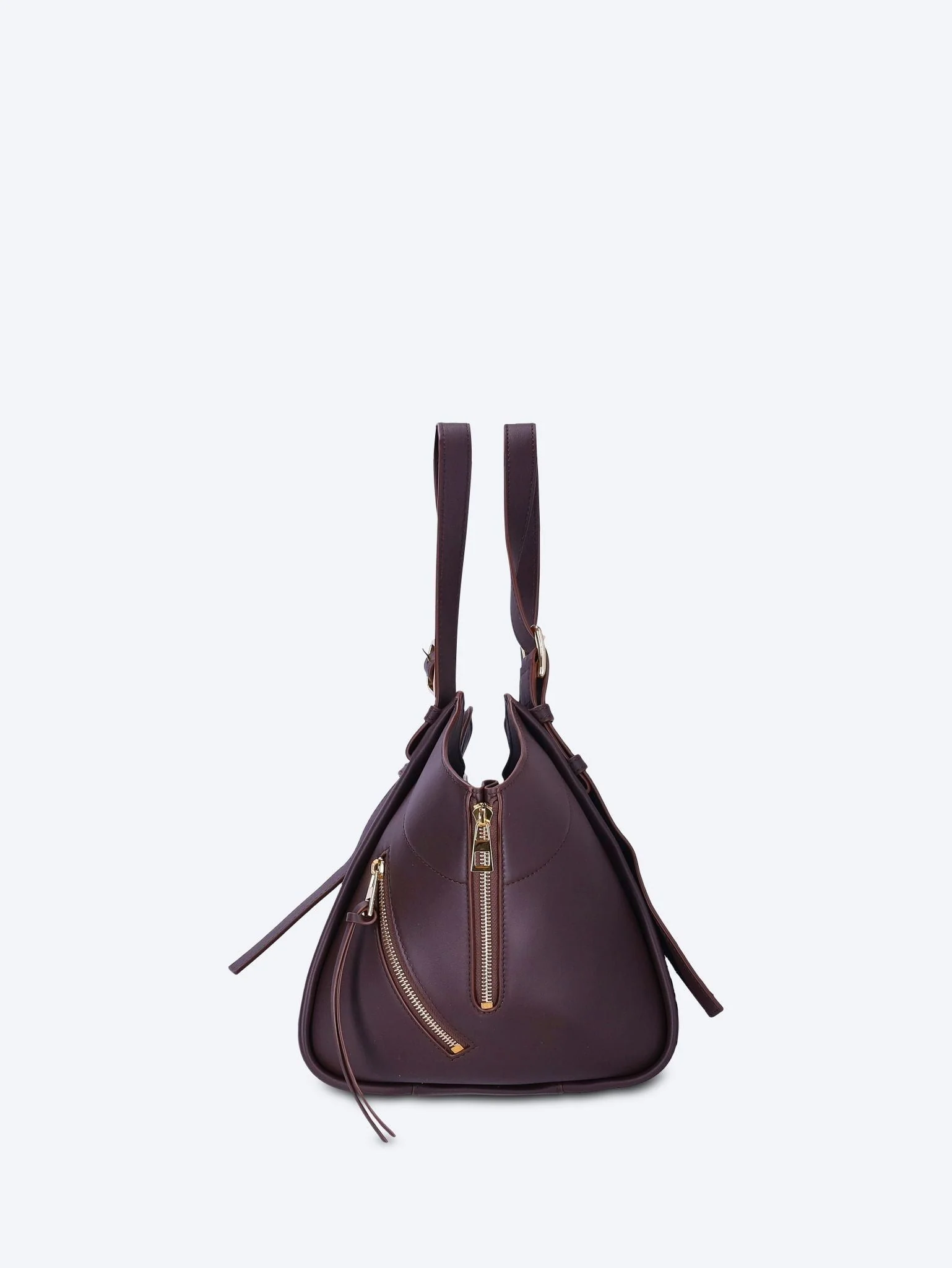 Classic leather hammock flip bag - Image 4