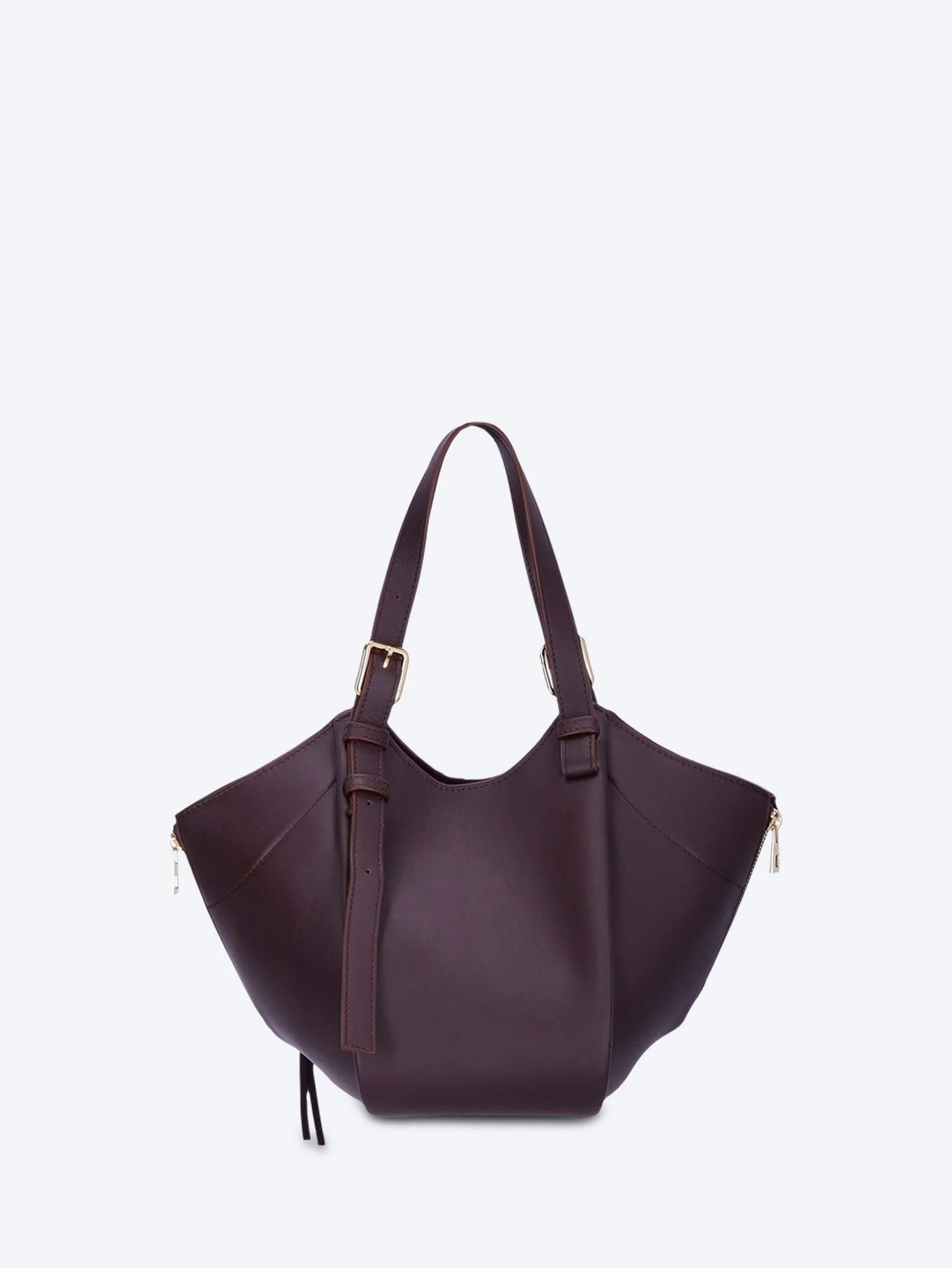 Classic leather hammock flip bag - Image 5
