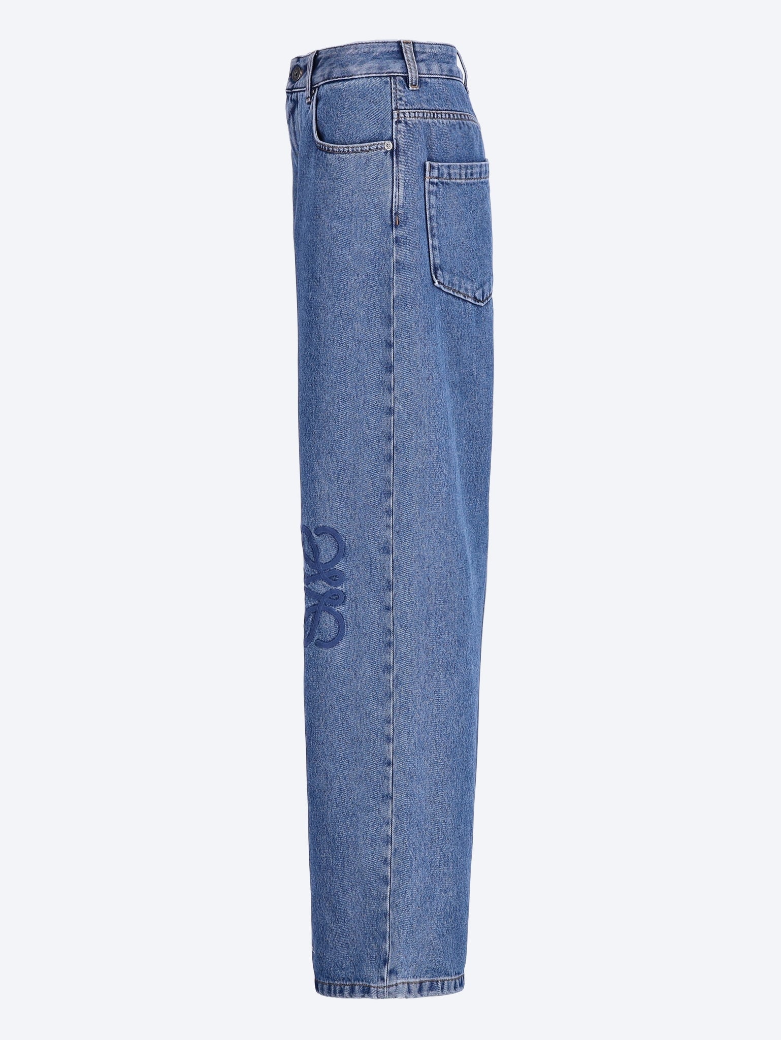 Cotton anagram baggy jeans - Image 2