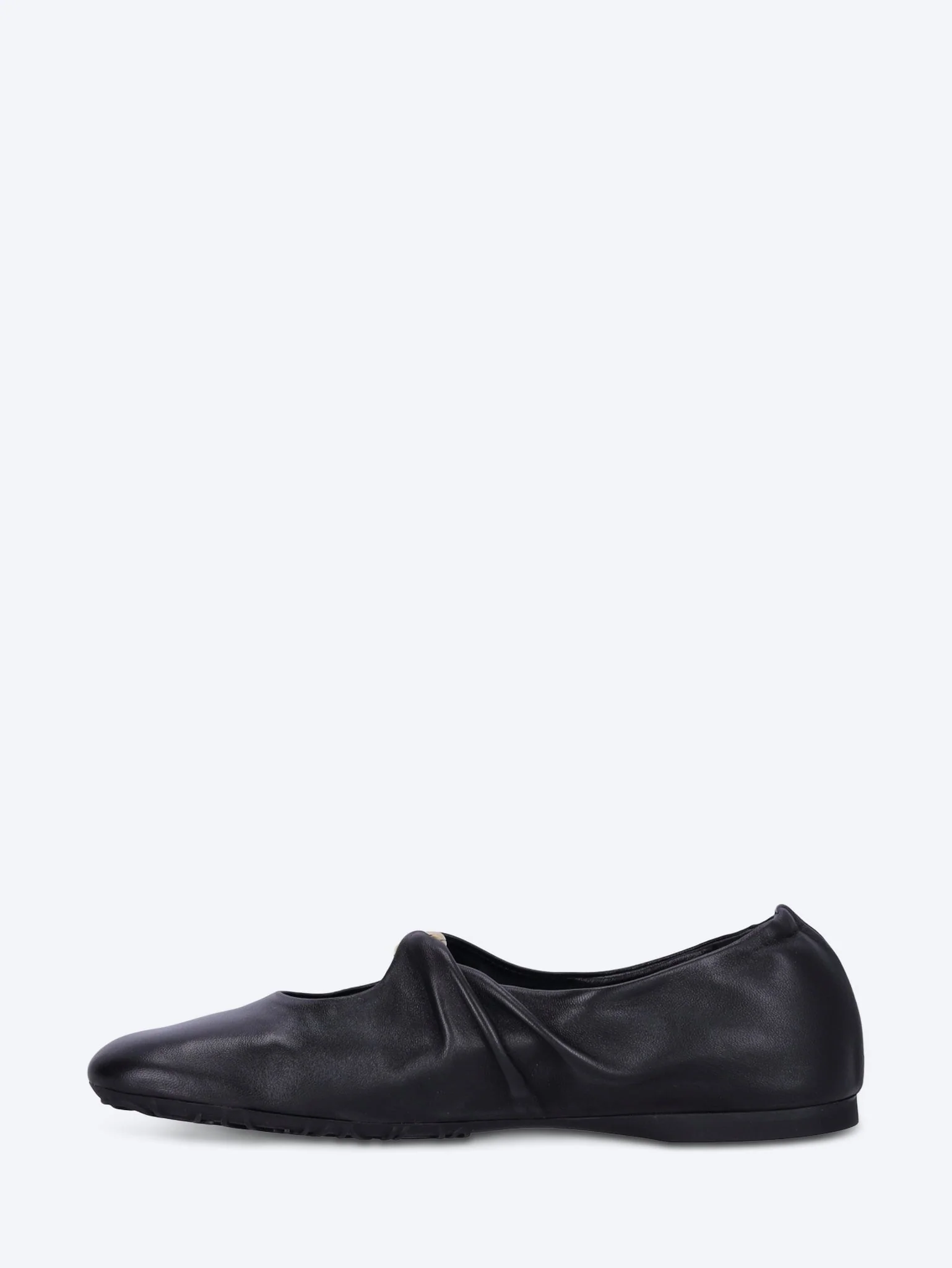 Leather pebble soft ballerinas - Image 4