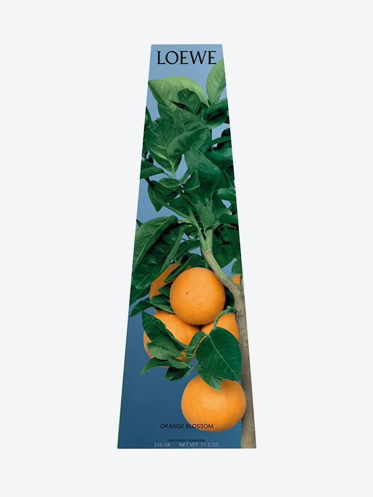 Orange blossom wax candleholder - Image 2