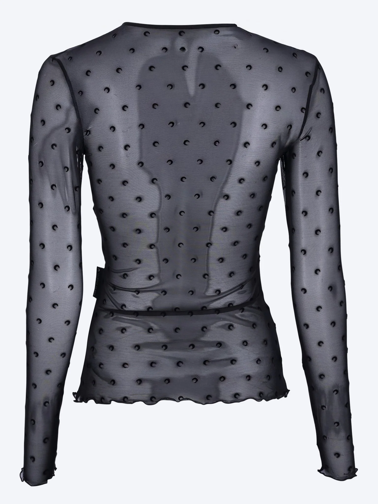 Plumetis moon mesh flock ls top - Image 3