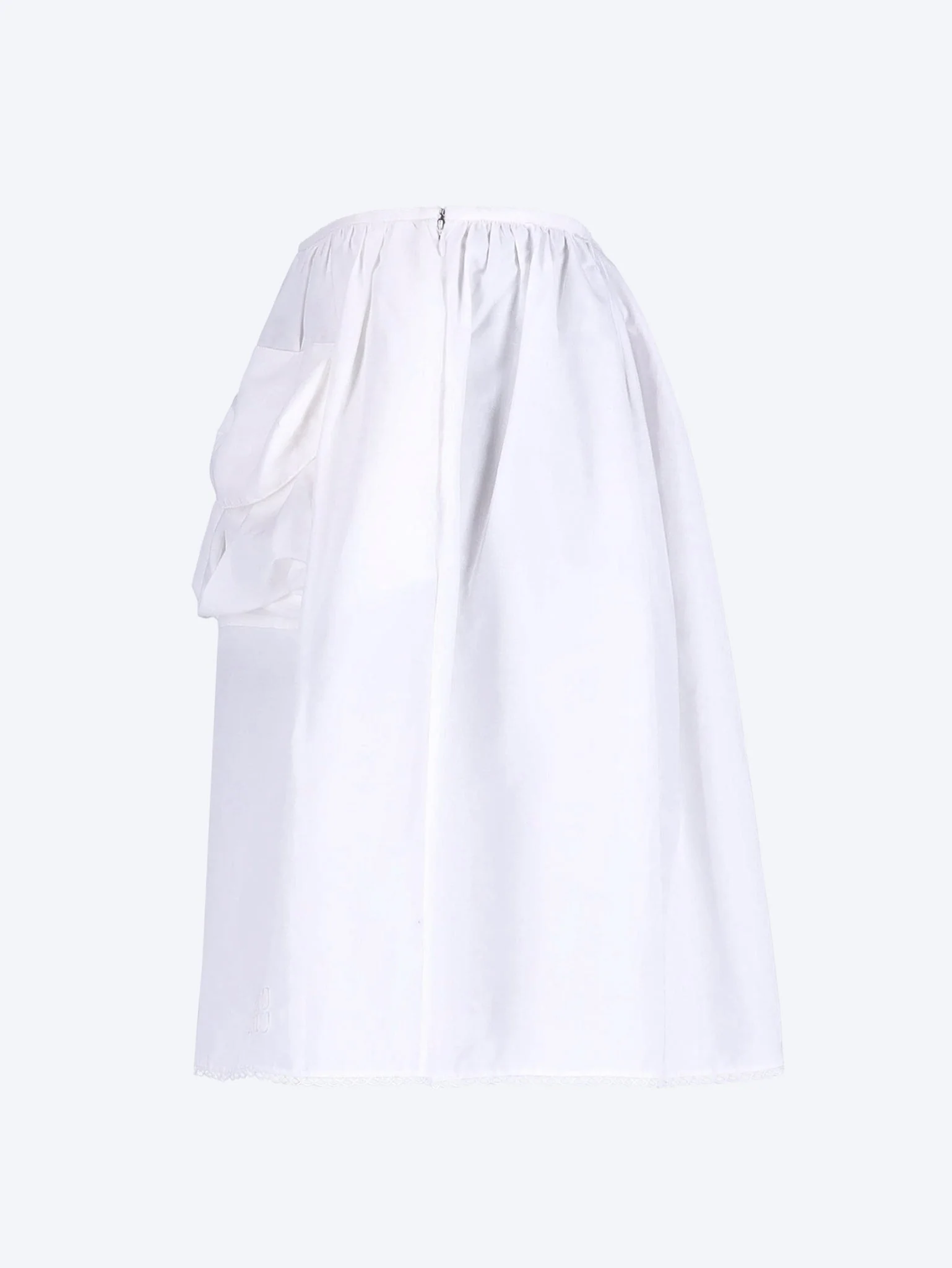 Brushed poplin skirt - Image 2