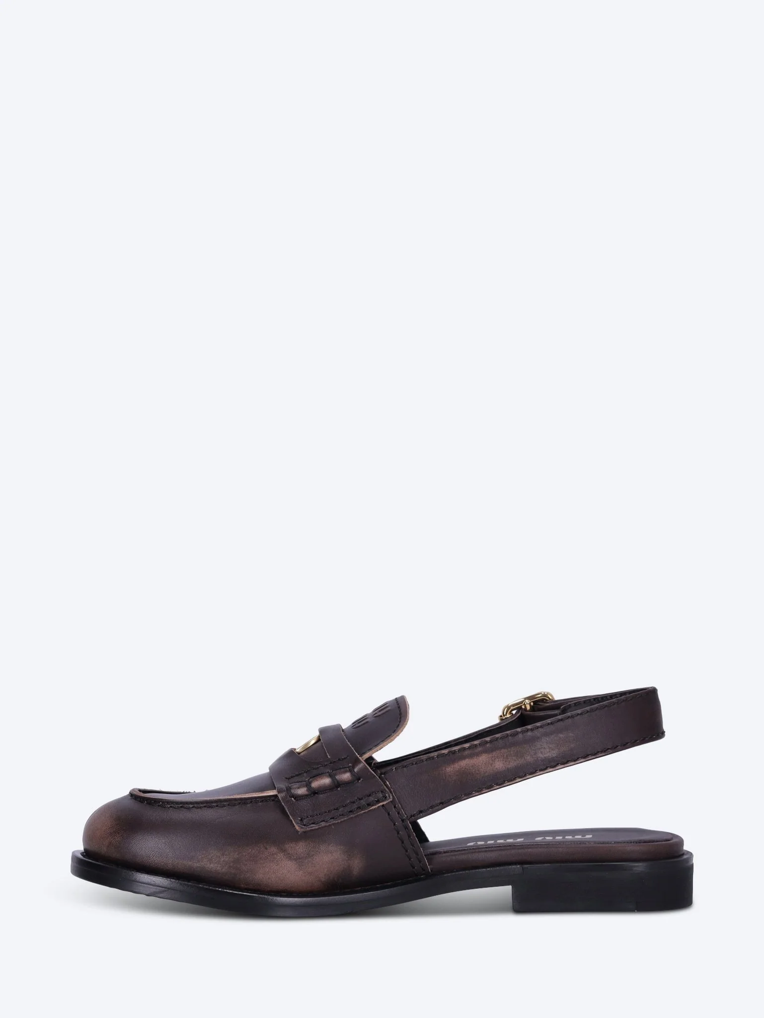Calf leather deco loafers - Image 4