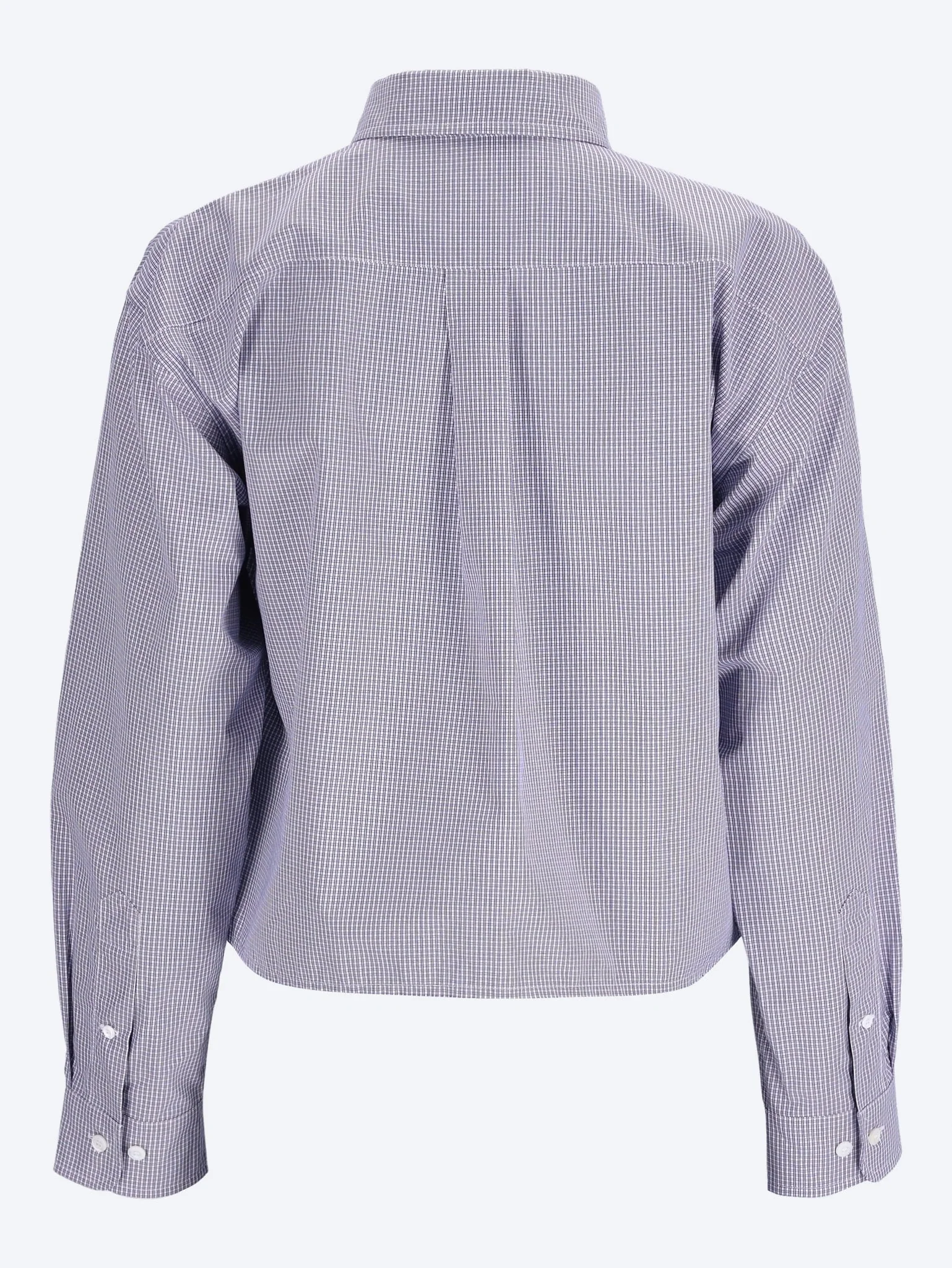 Checked poplin shirt - Image 3